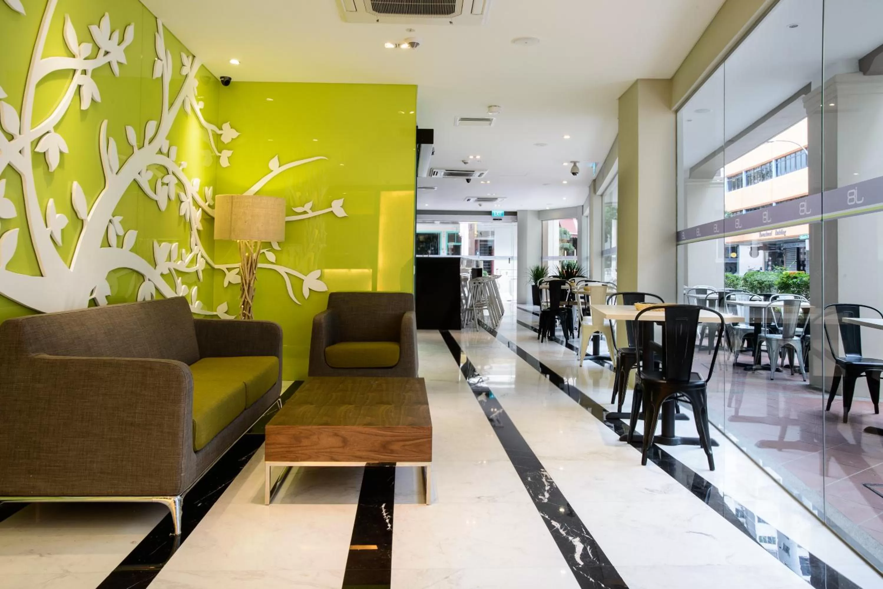 Lobby or reception in J8 Hotel