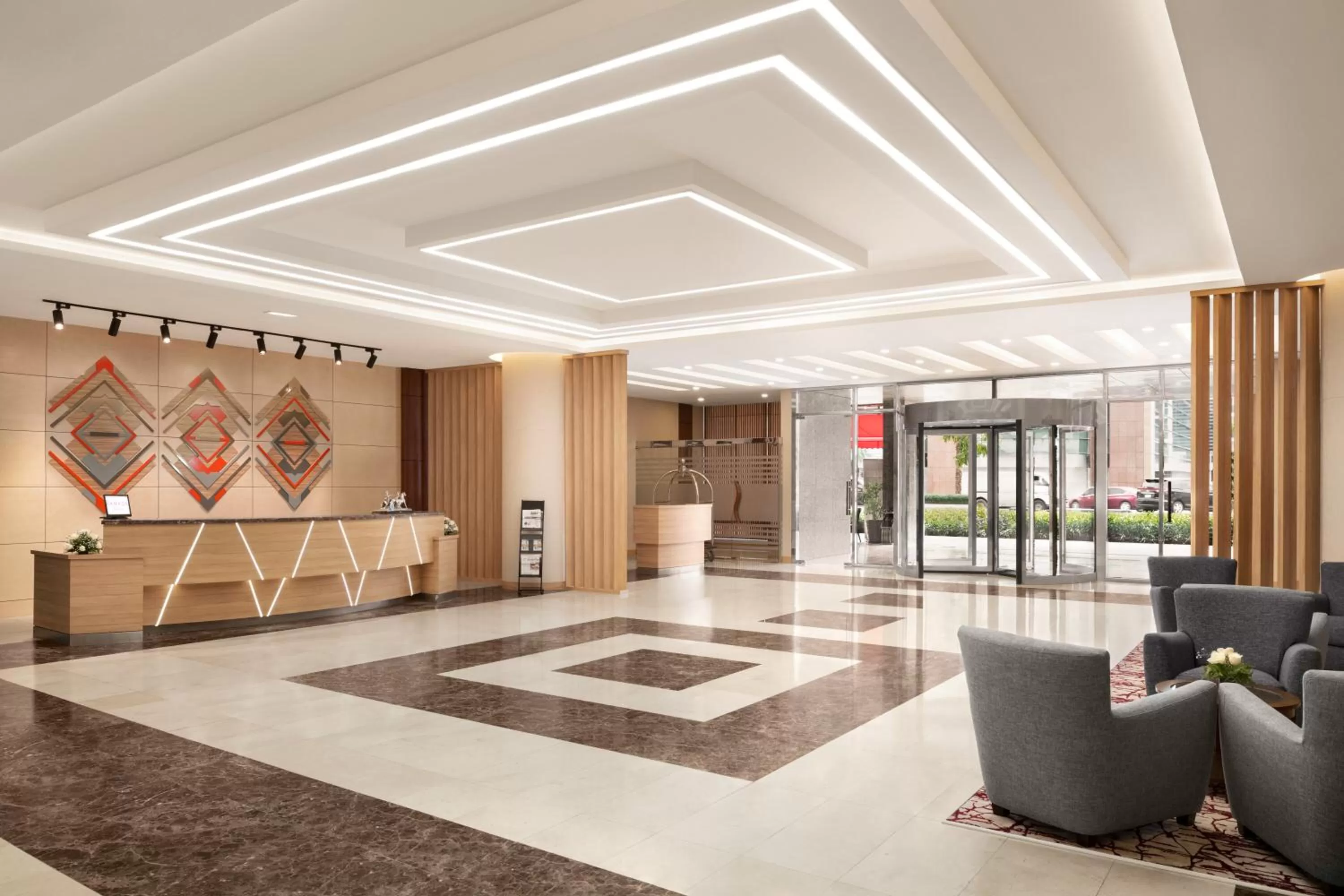 Lobby or reception in Ramada by Wyndham Dubai Deira