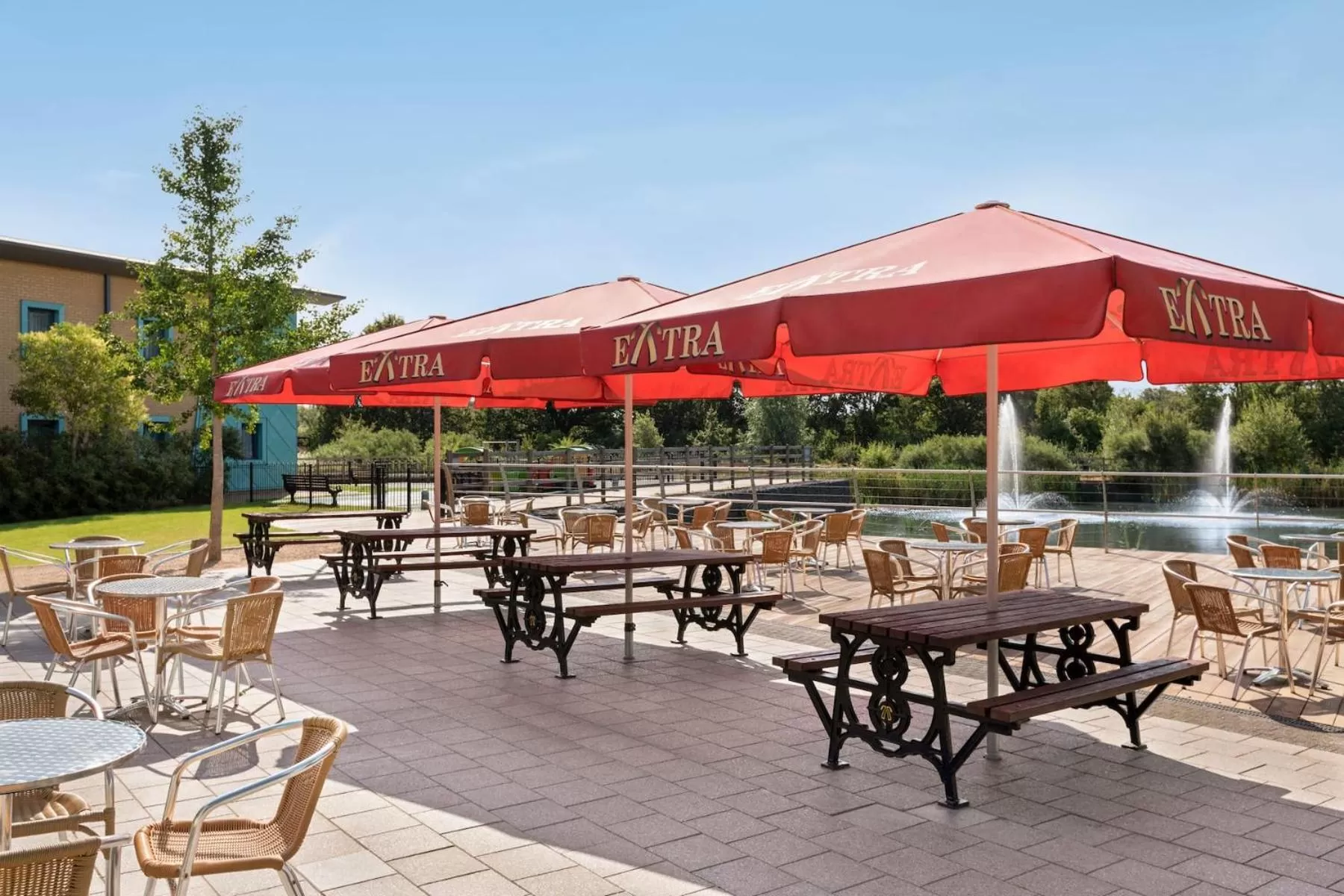 Patio in Ramada by Wyndham Cobham