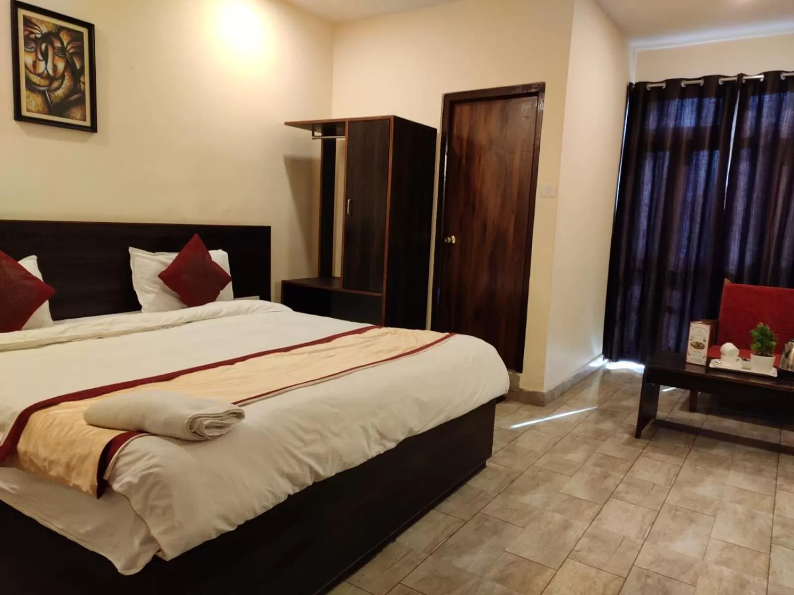 Bed in Hotel The Narayani Continental