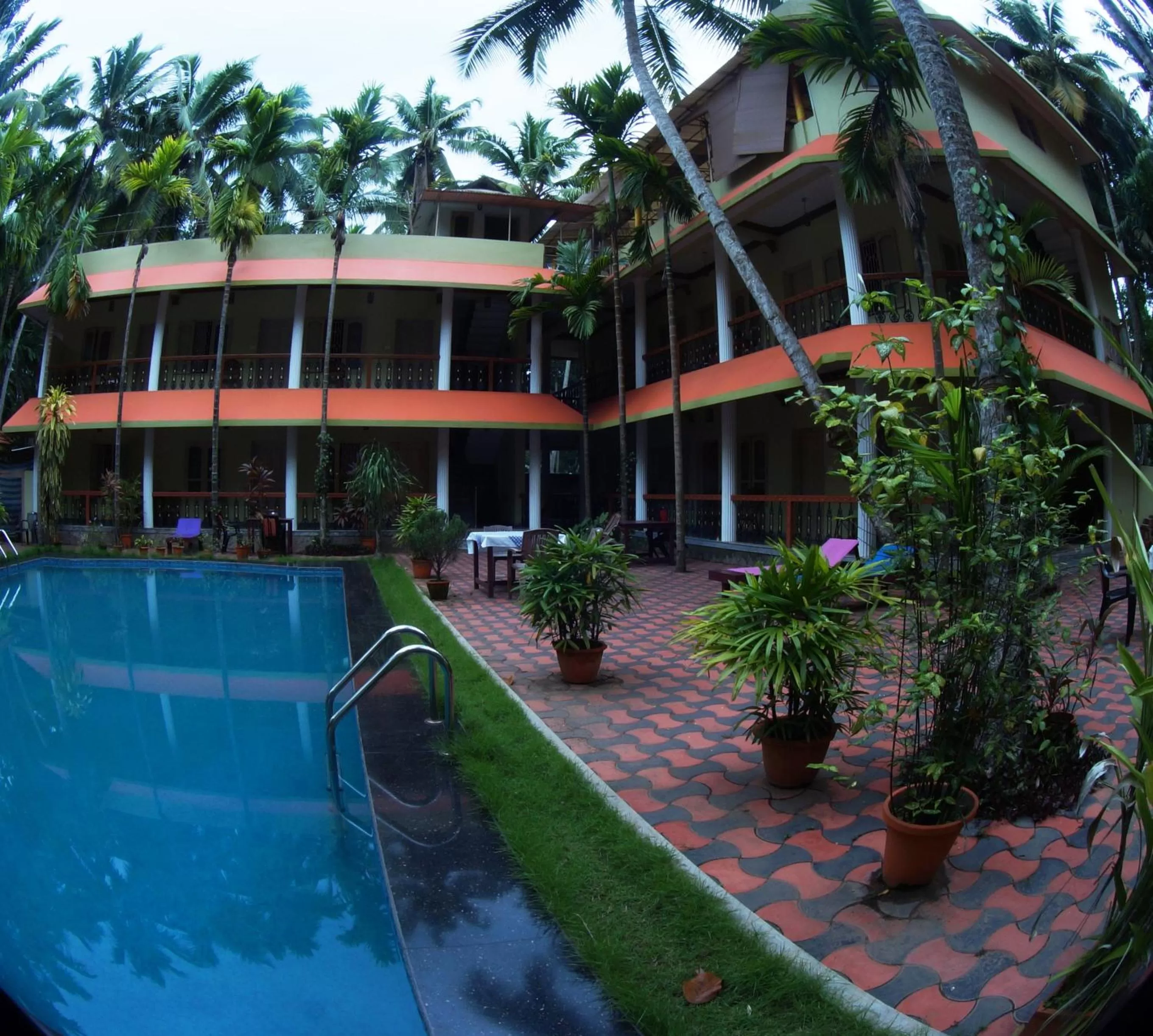 Swimming pool in Ideal Ayurvedic Resort Kovalam