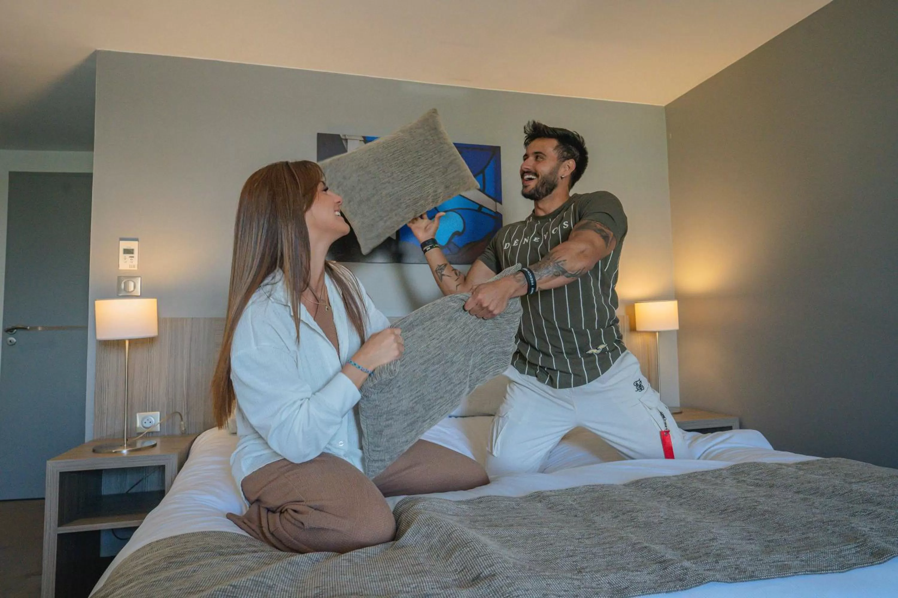 Bedroom, Bed in Best Western Linko Aubagne