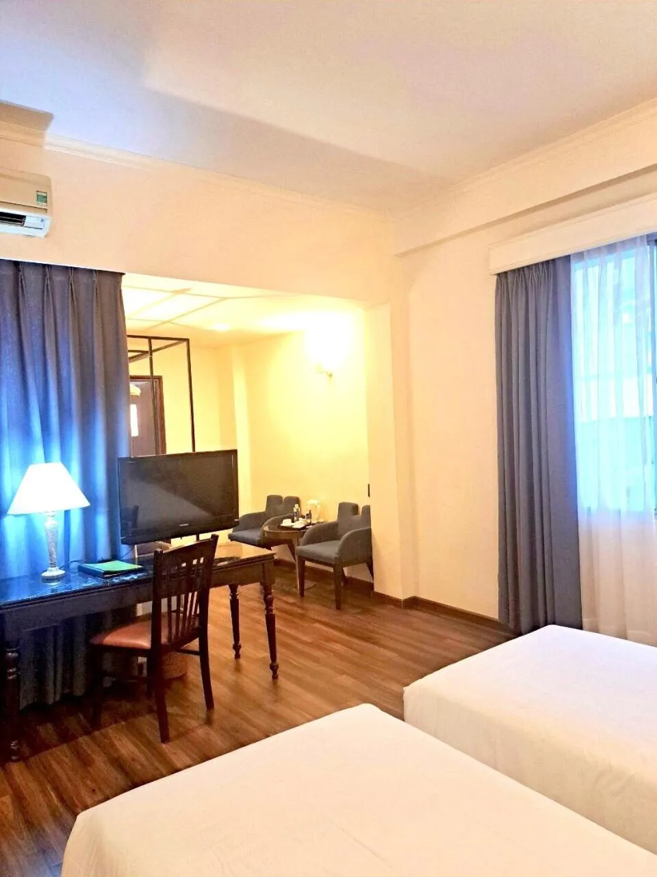 Bed in Liberty 2 Hotel