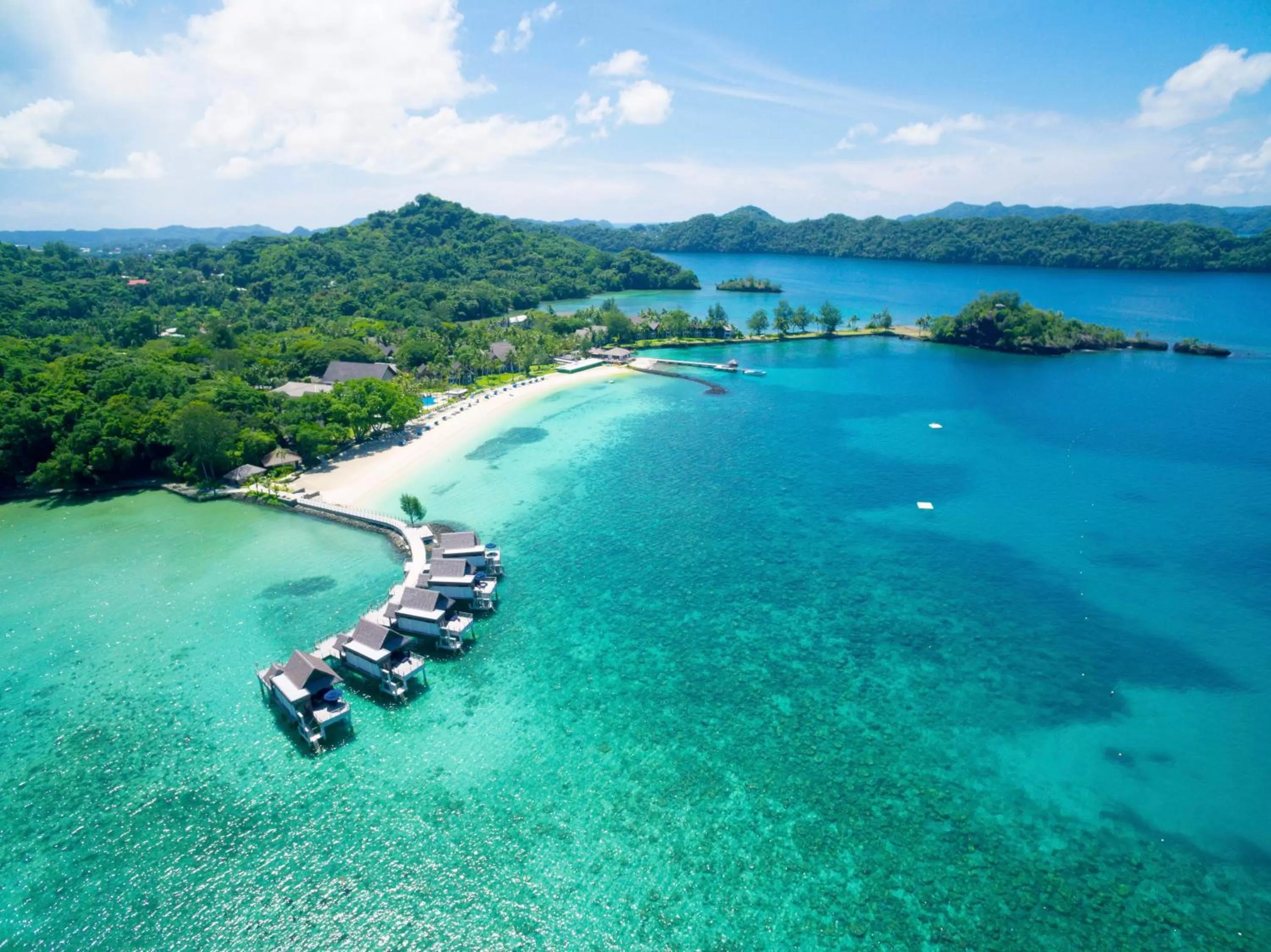 Bird's-eye View in Palau Pacific Resort