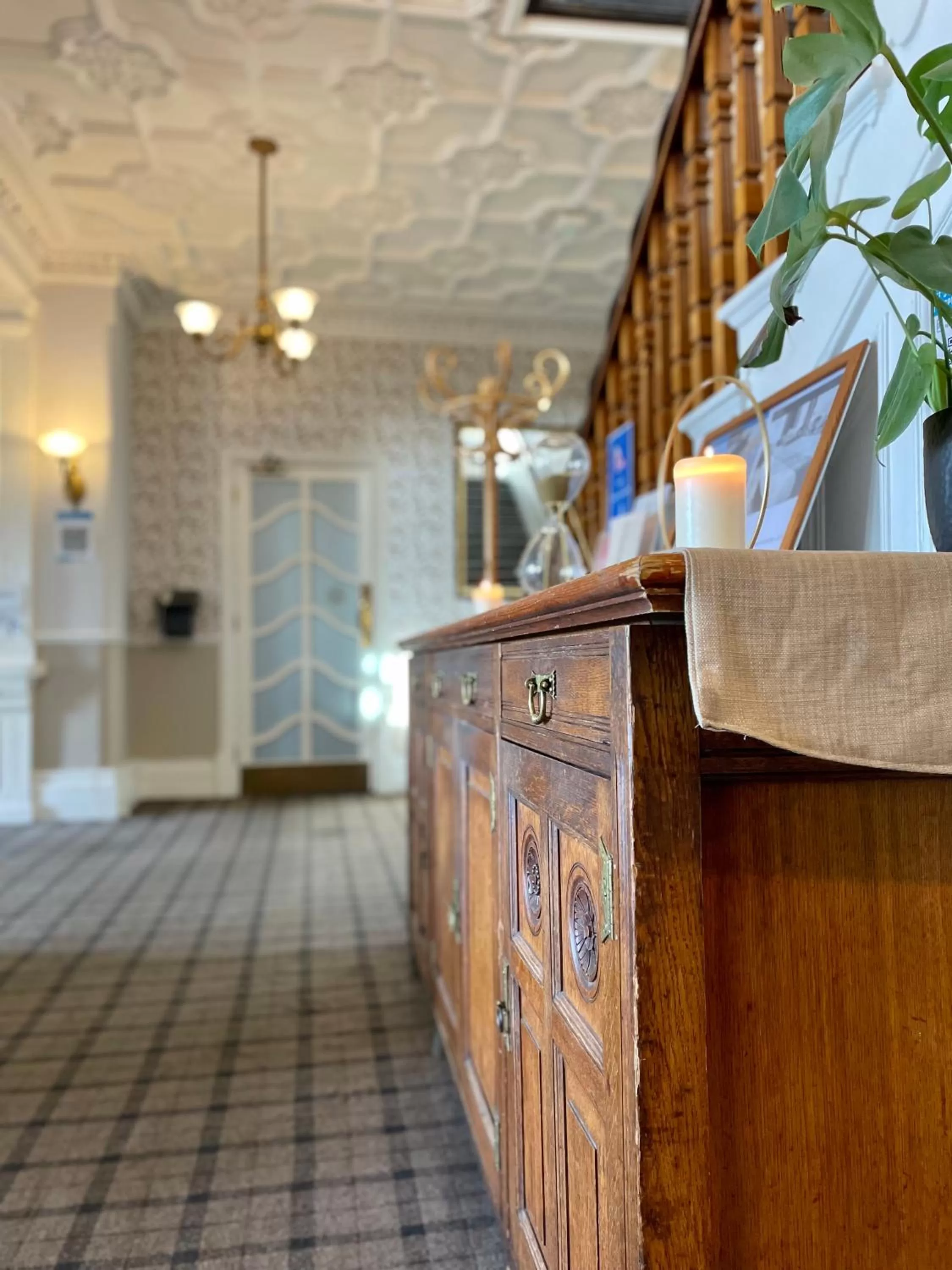 Lobby or reception in The Clarendon Hotel