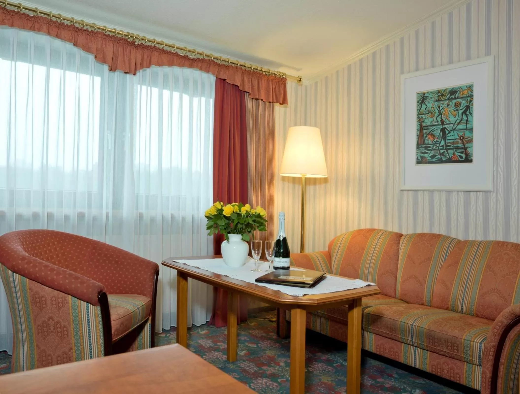 Decorative detail in Hotel Pension Fent