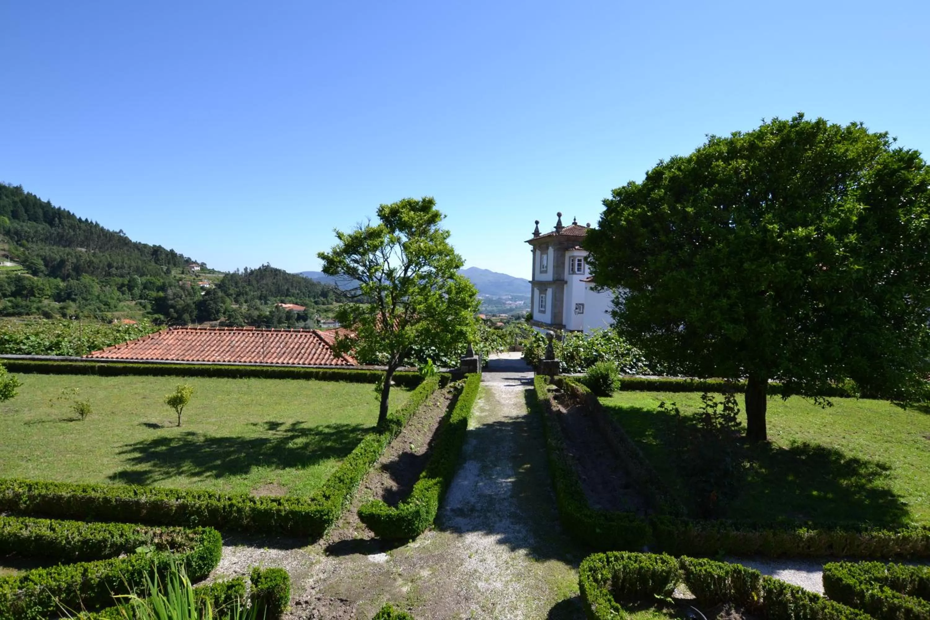 Garden in Paço de Calheiros - Turismo de Habitação