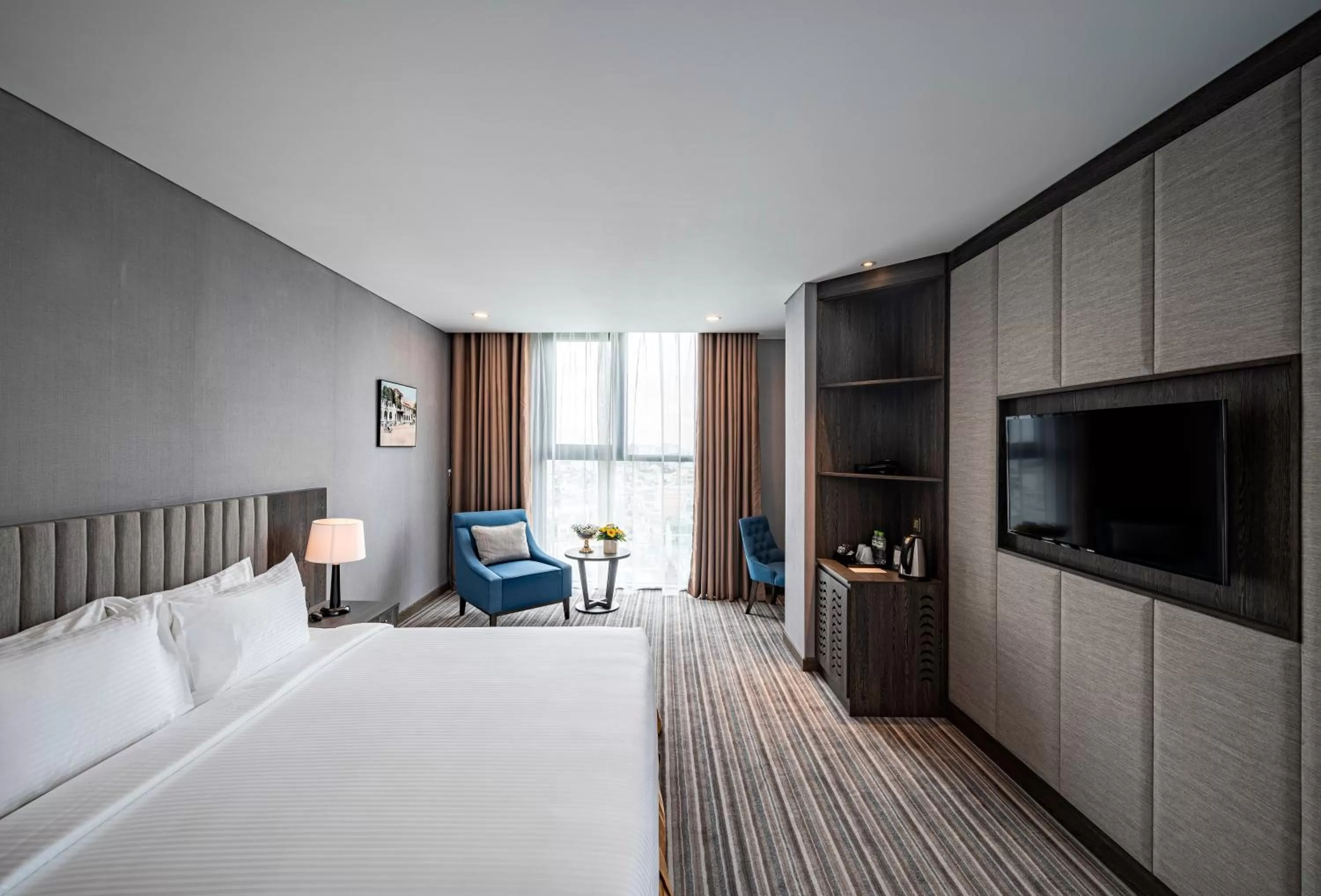 Bedroom, Bed in Muong Thanh Luxury Saigon Hotel