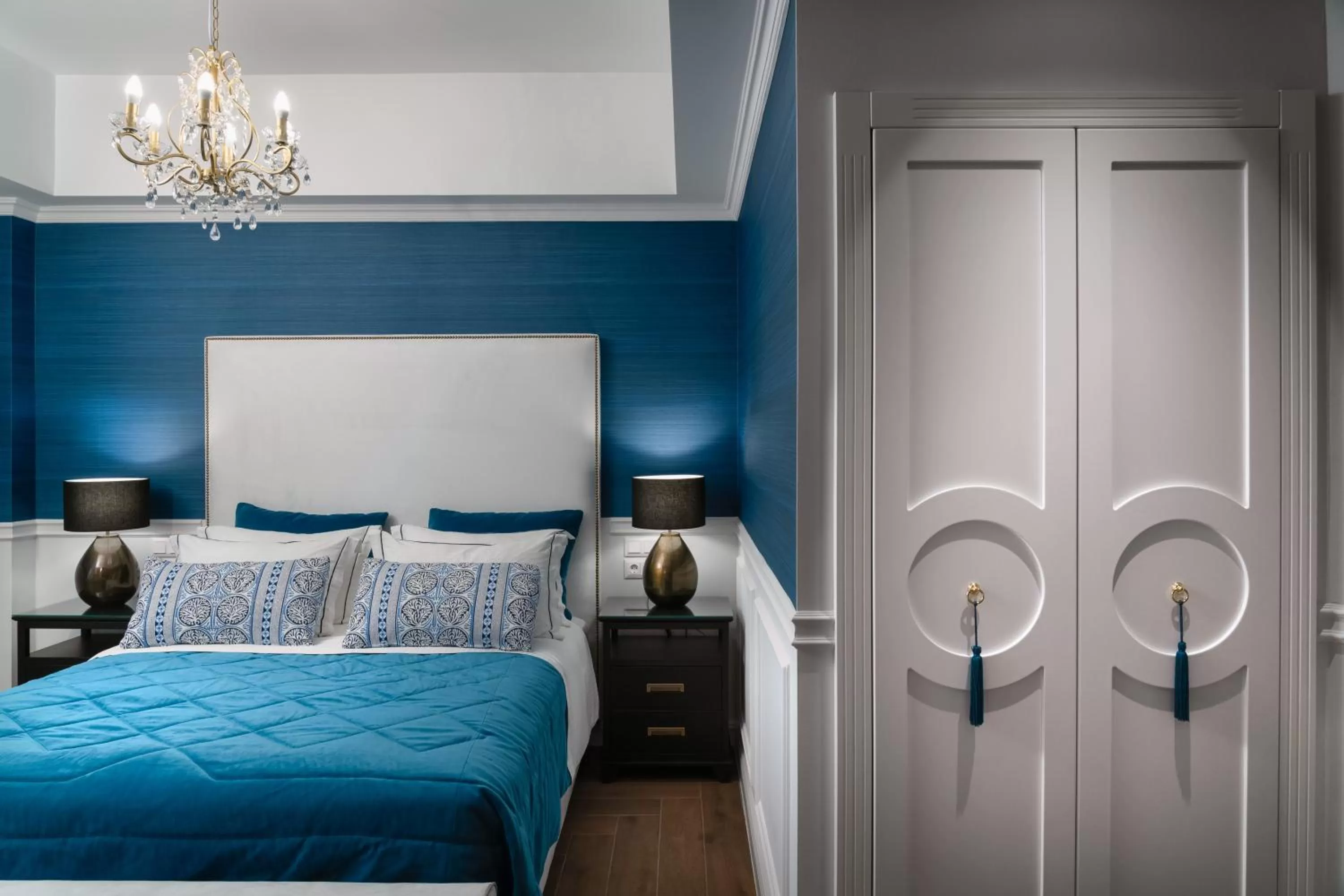 Bedroom, Bed in Evripidou Suites