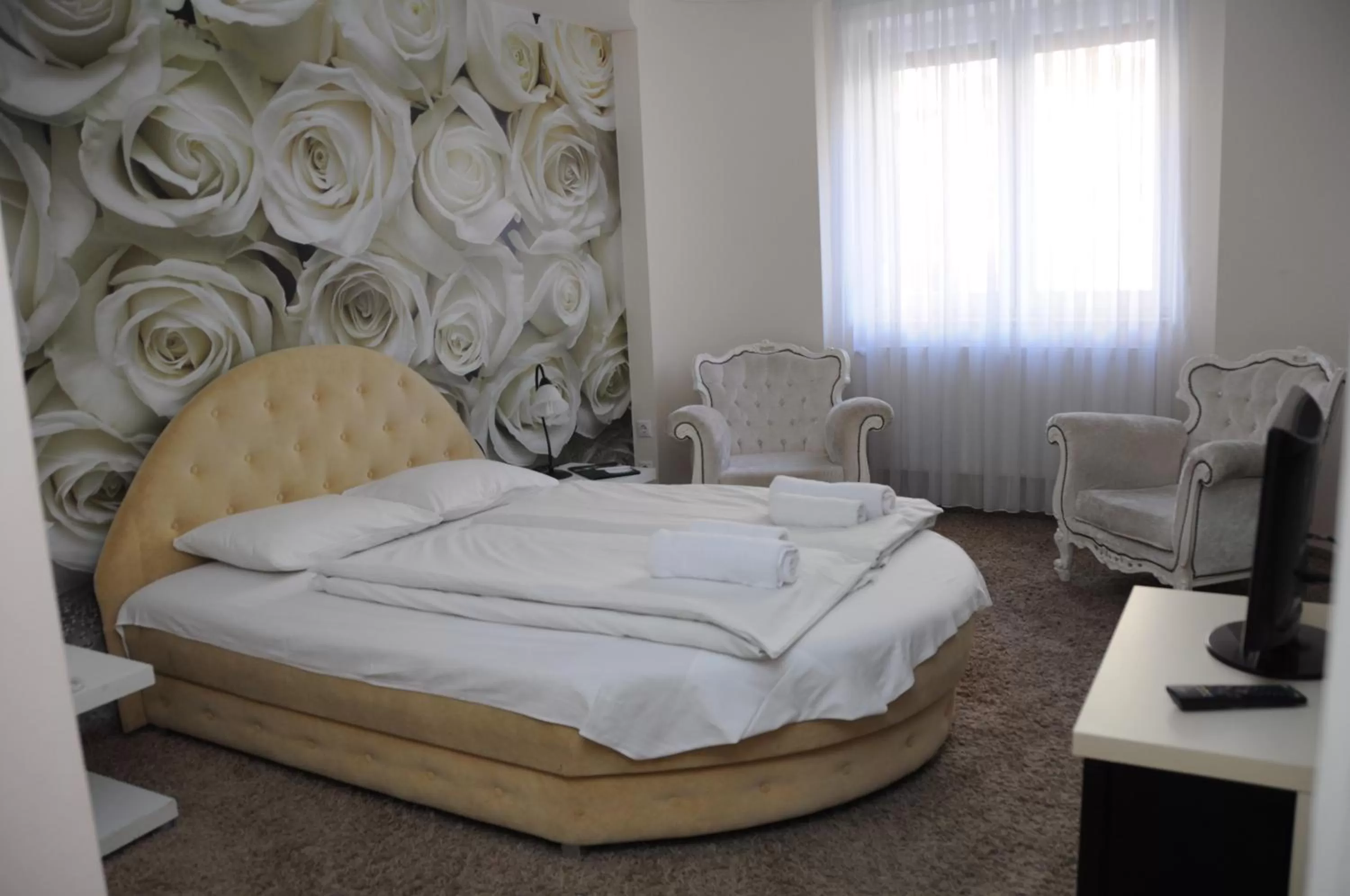 Bedroom, Bed in Green Hotel Budapest