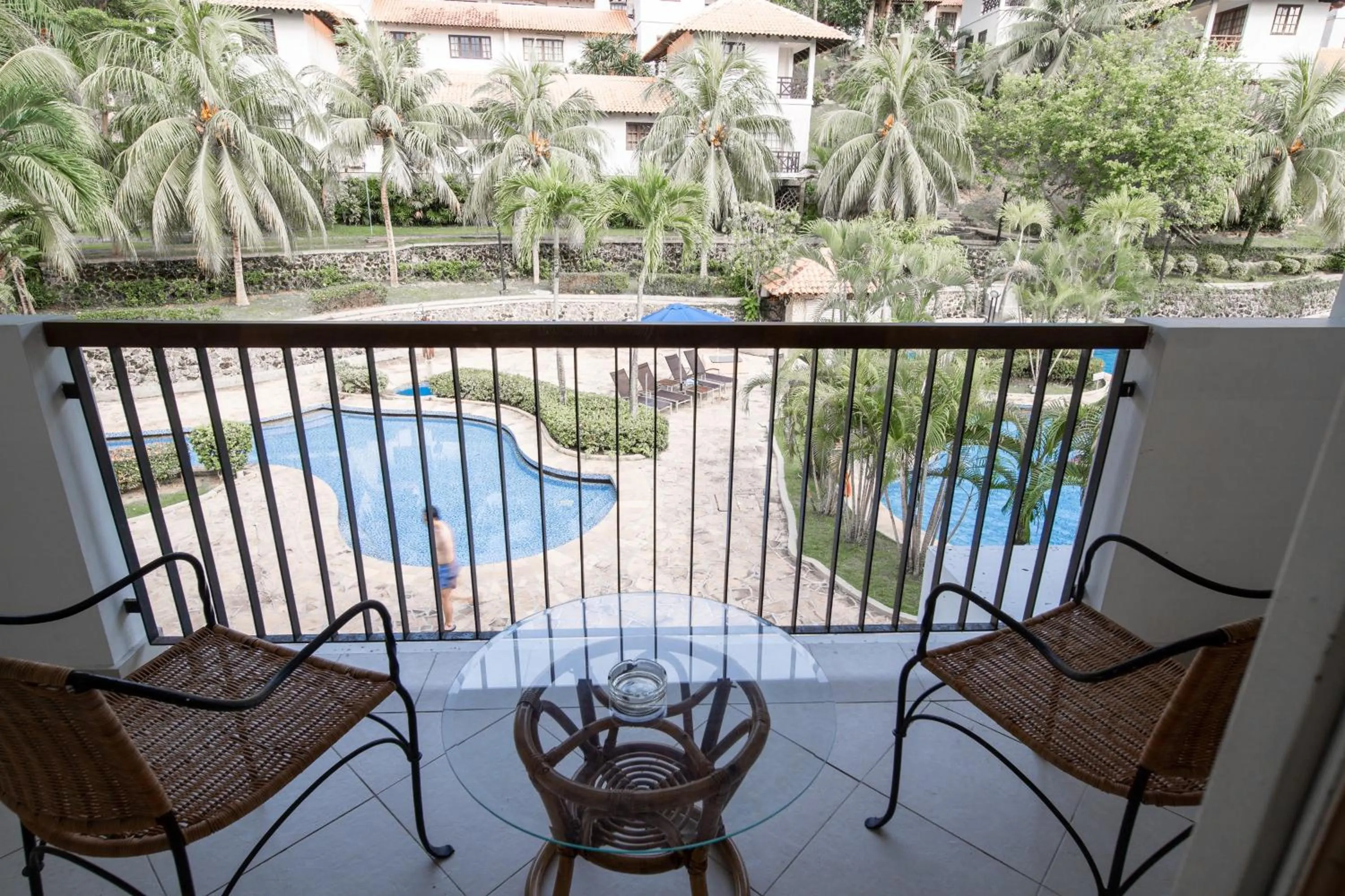 Seating area in Nongsa Point Marina