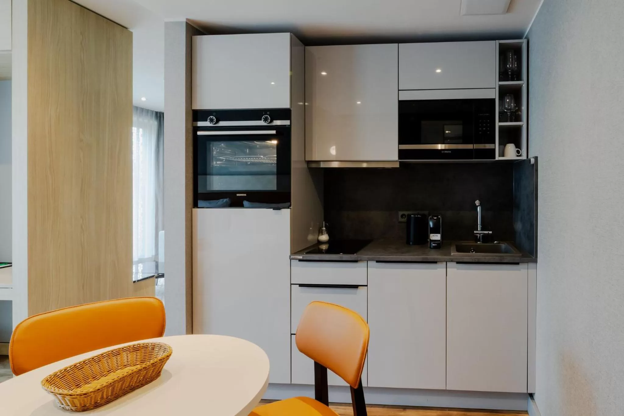 kitchen in Fourty Three Luxury Serviced Apartments