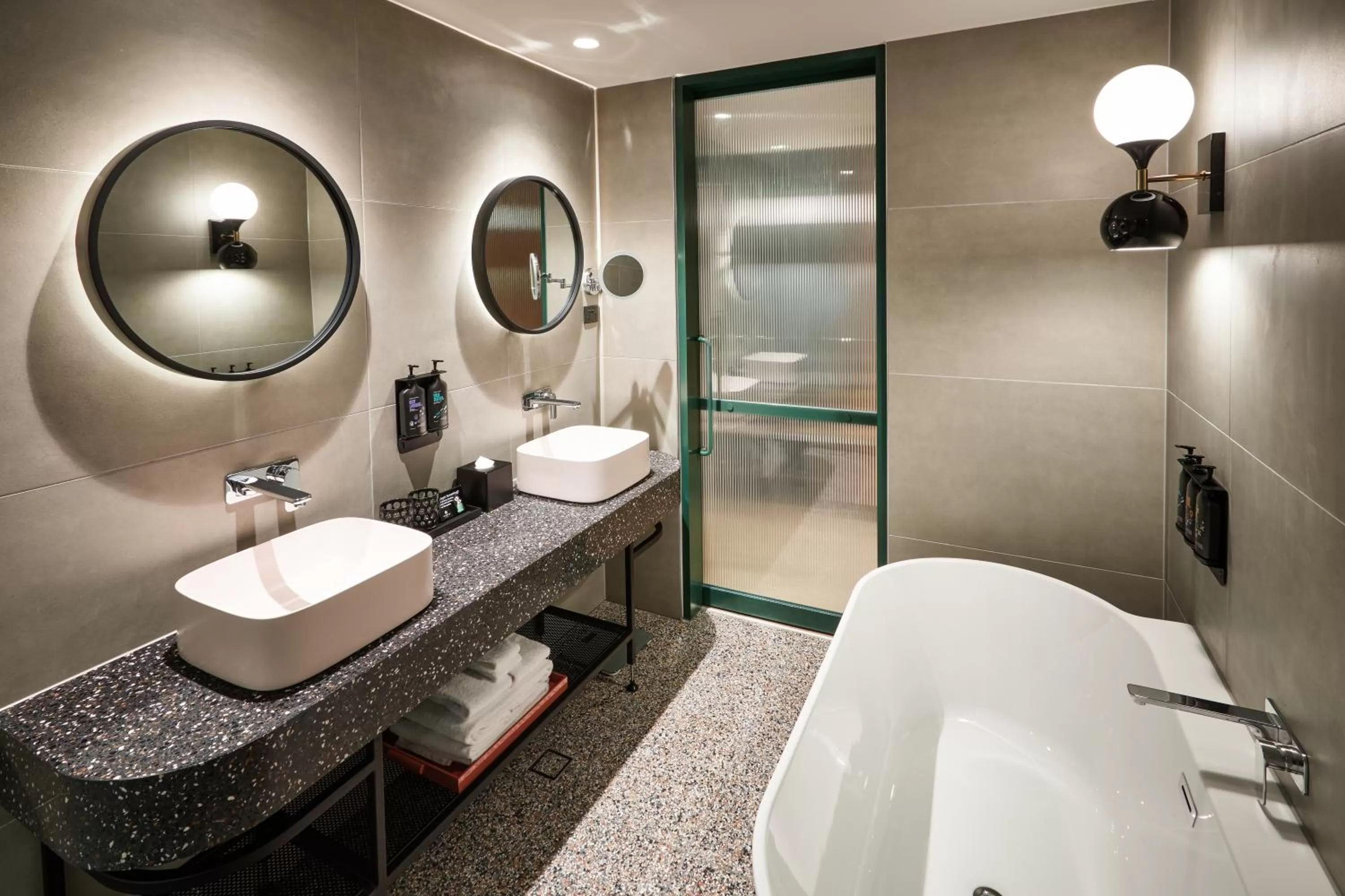 Bathroom in Ovolo Melbourne South Yarra, a Wyndham Hotel