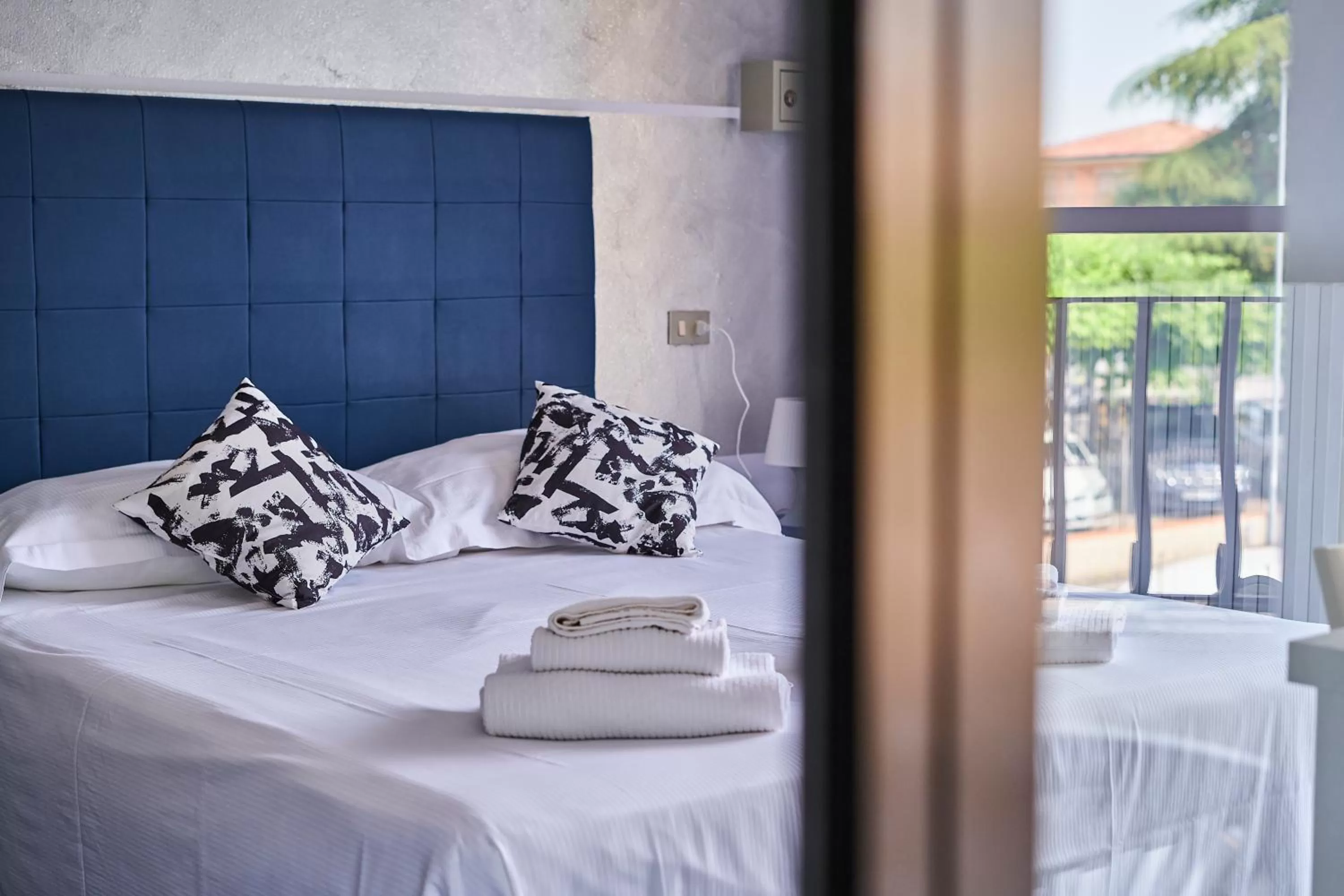 Bed in HOTEL VITTORIA