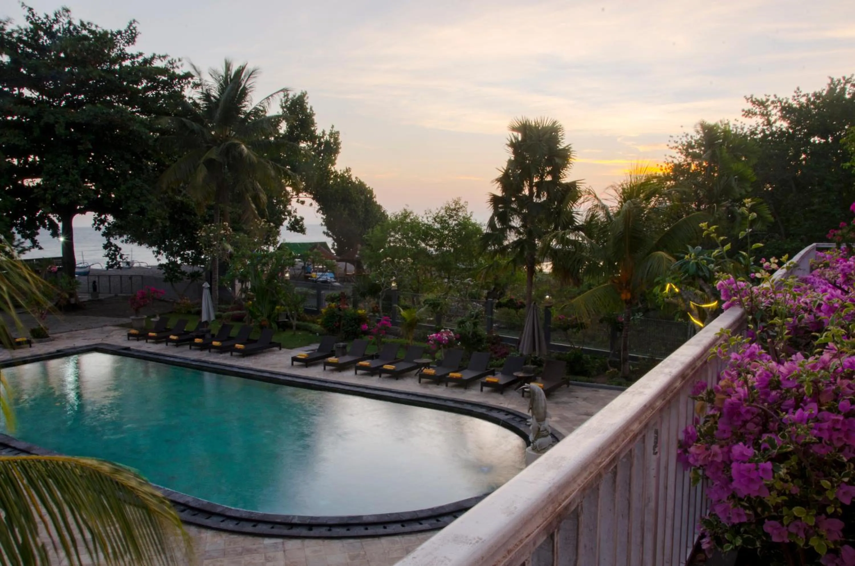 Bird's eye view in Puri Saron Senggigi Hotel