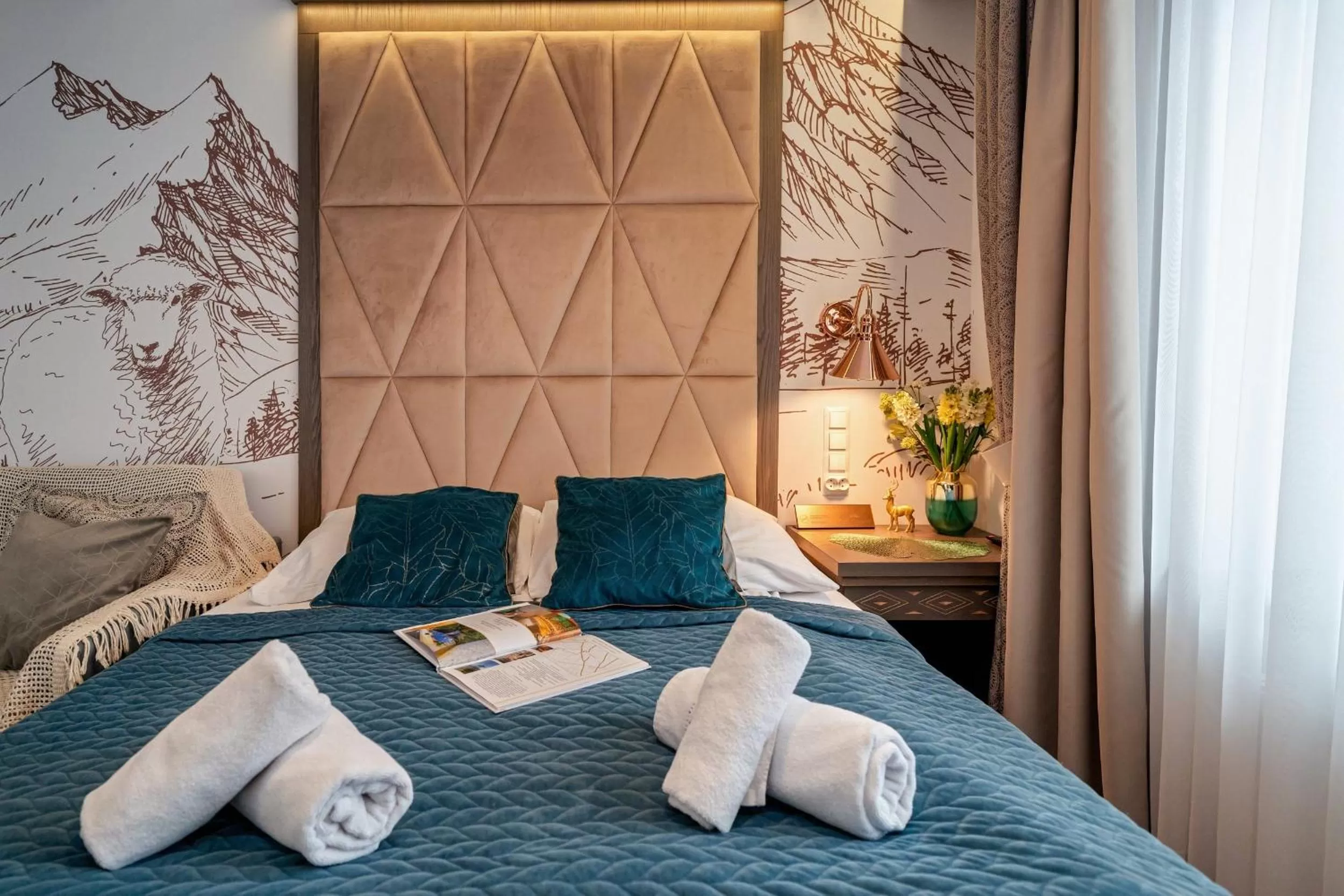 Bed in Serce Tatr Residence Zakopane - blisko Krupówek