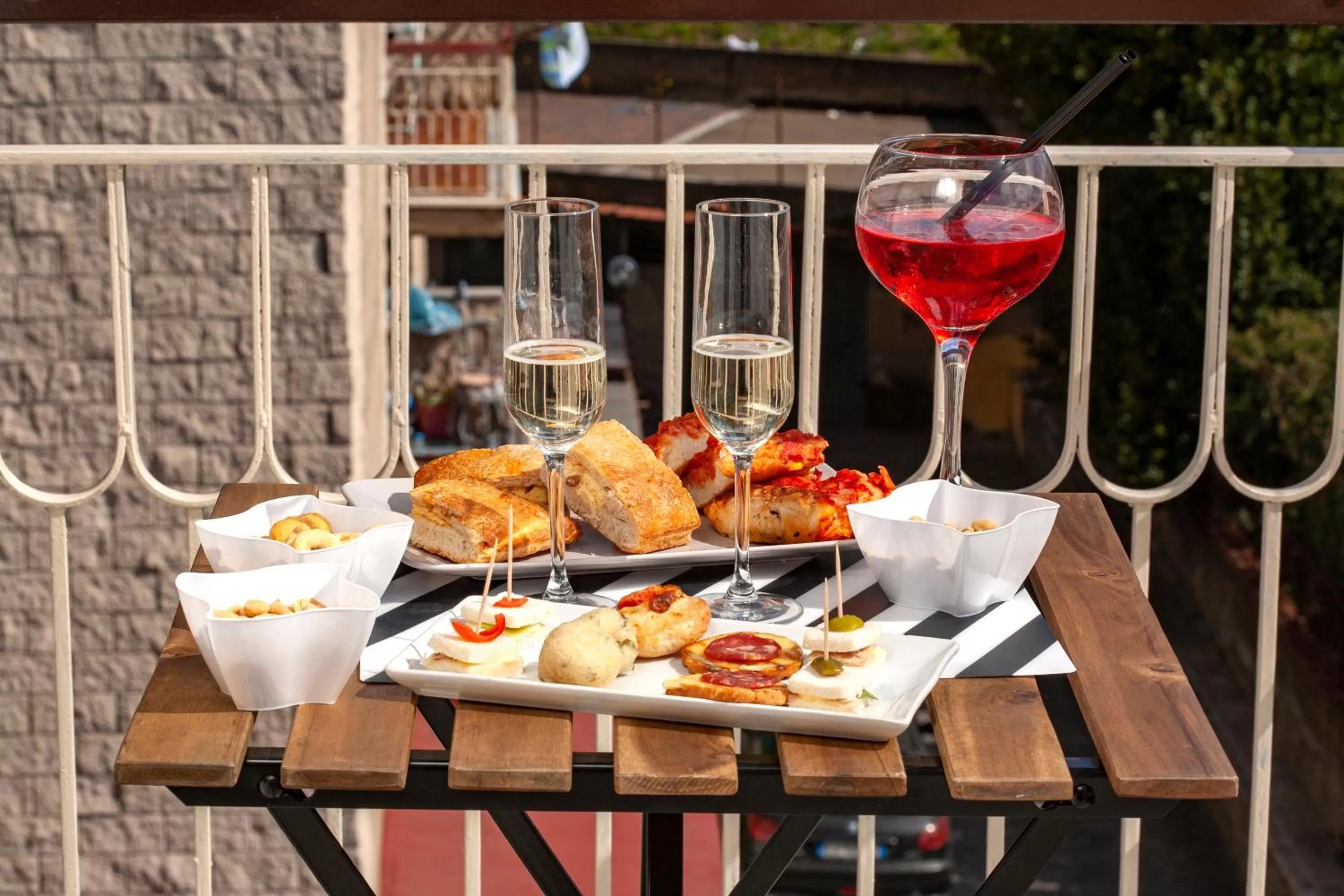 Food and drinks in B&B Relax in Pompei