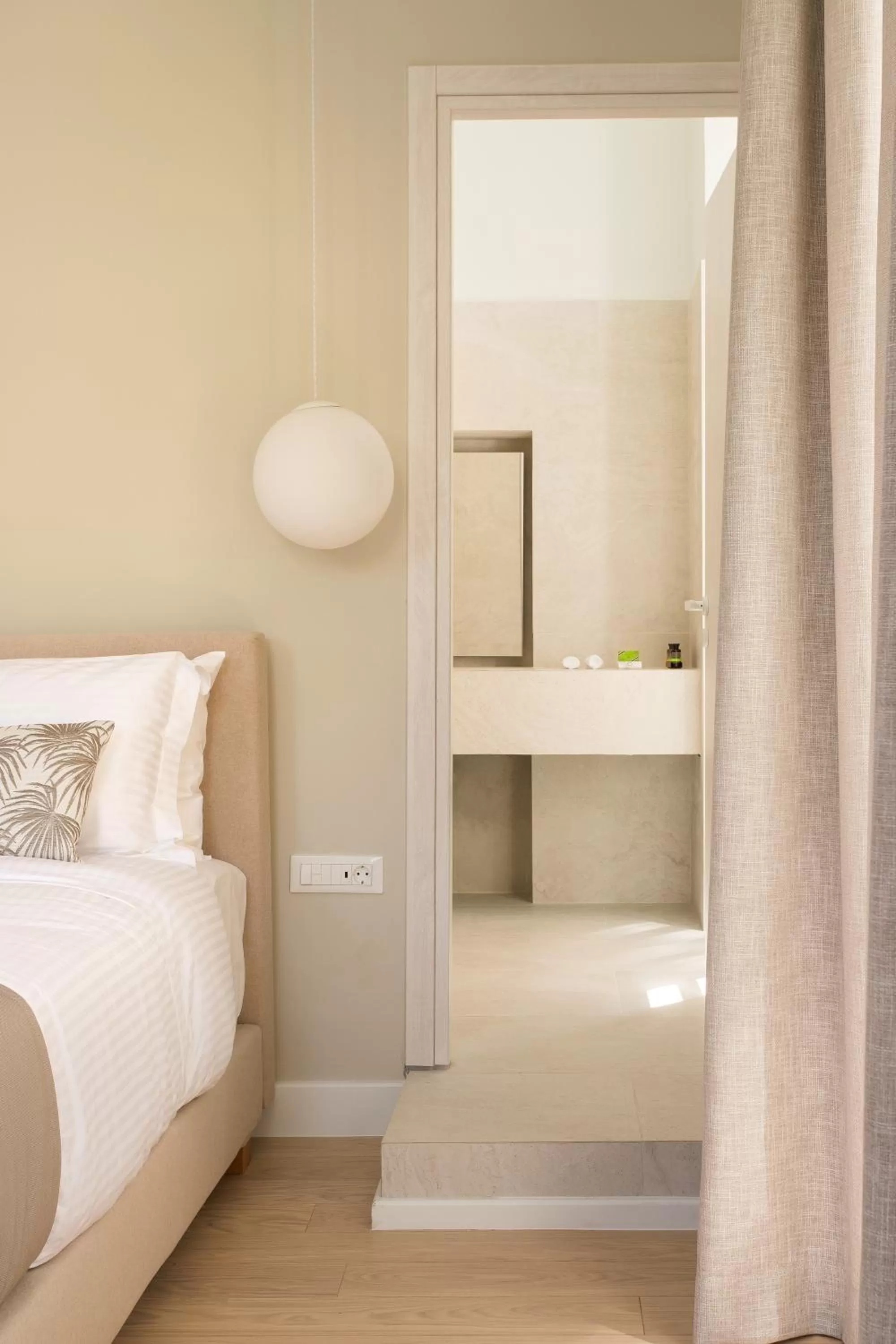 Bed, Bathroom in SYROS SOUL LUXURY SUITES