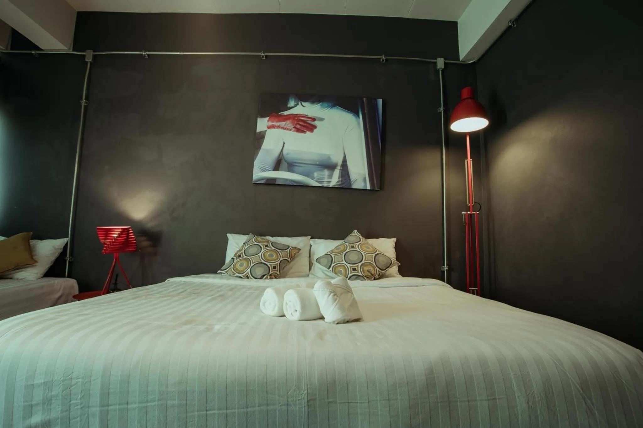 Bed in J Poshtel Chiangmai