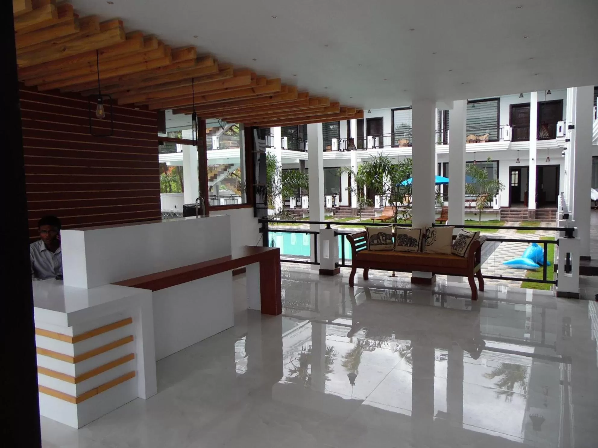 Lobby or reception, Restaurant/Places to Eat in J7 Villaj Resort
