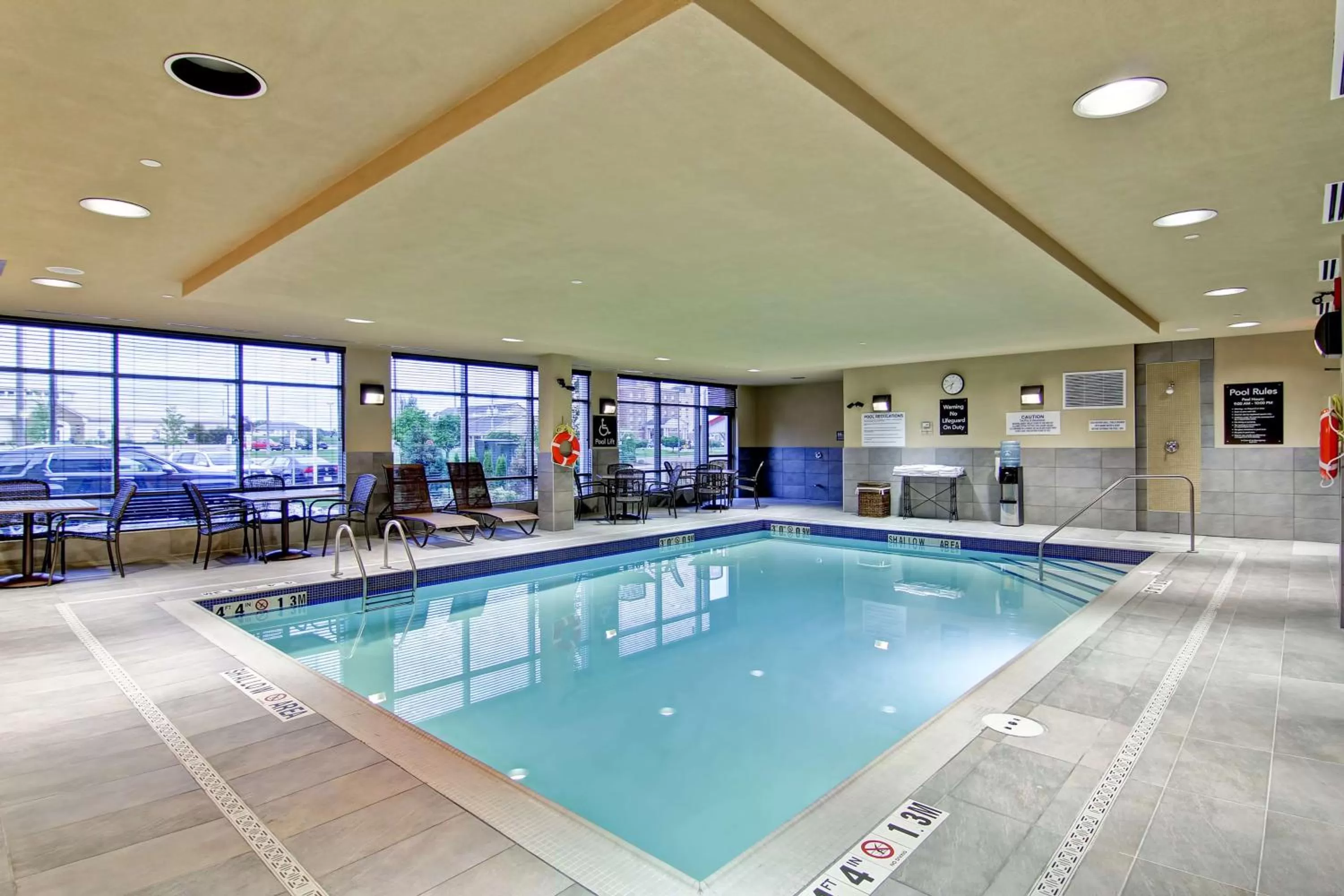 Pool view in Homewood Suites by Hilton Waterloo/St. Jacobs