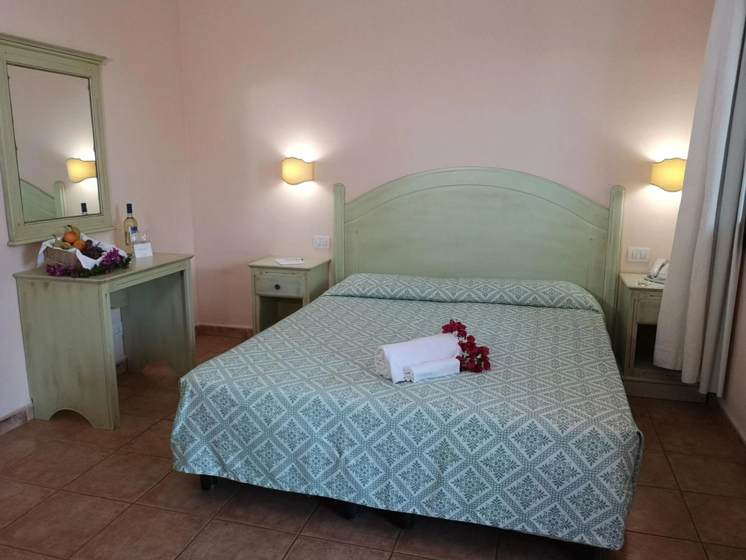 Bed in Club Esse Cala Gonone