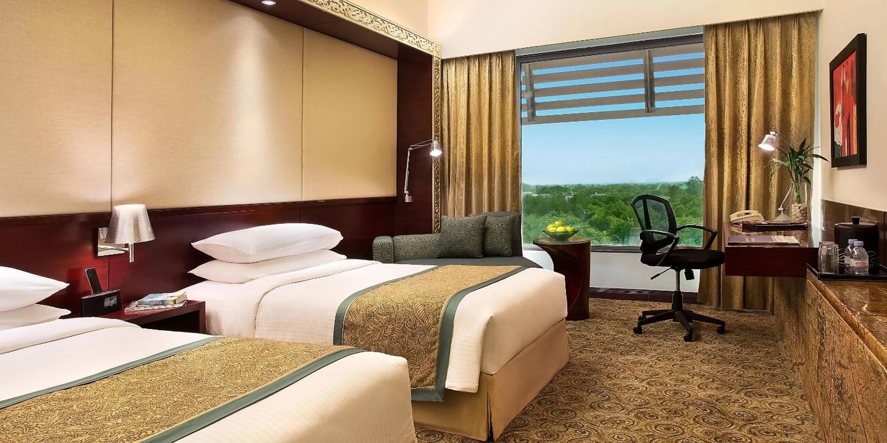 Bedroom, Bed in Crowne Plaza Ahmedabad City Centre by IHG