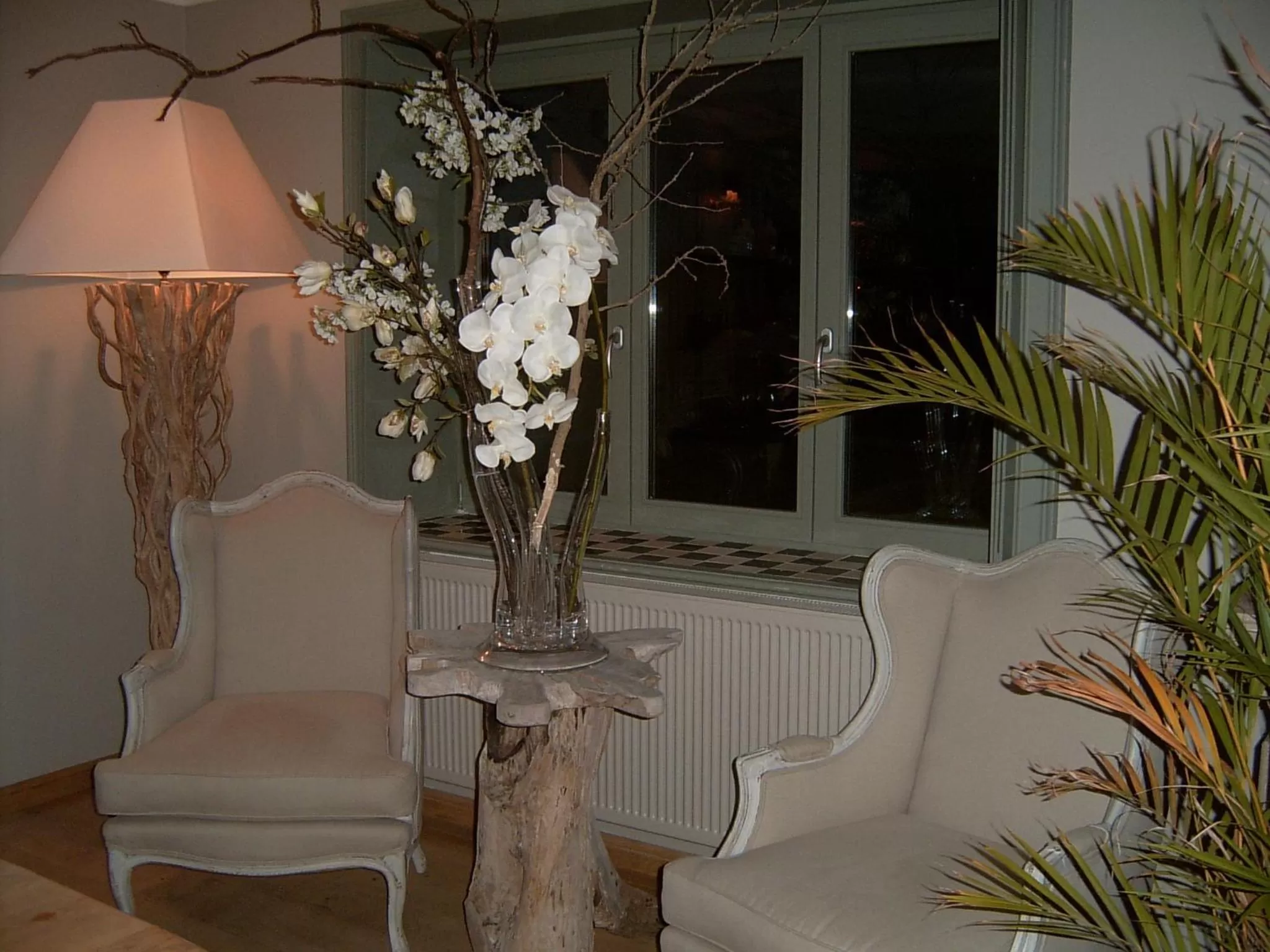 Decorative detail, Seating Area in B&B Silentium