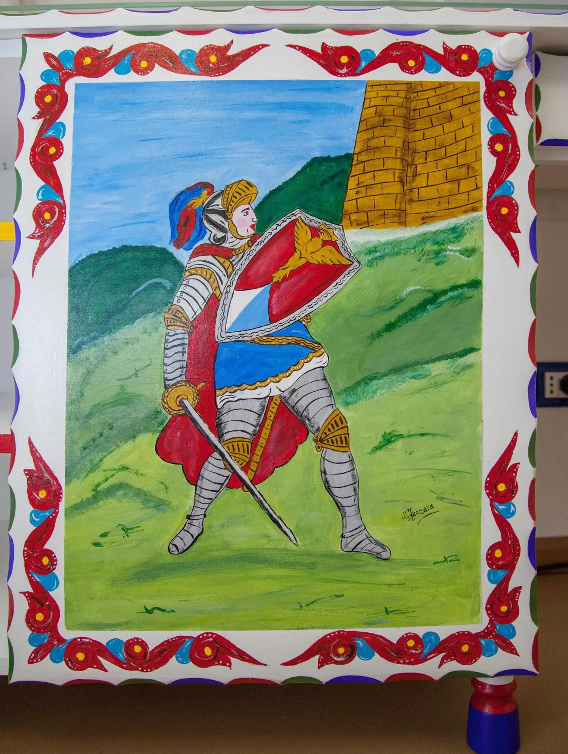 Decorative detail in Tra Le Braccia di Morfeo