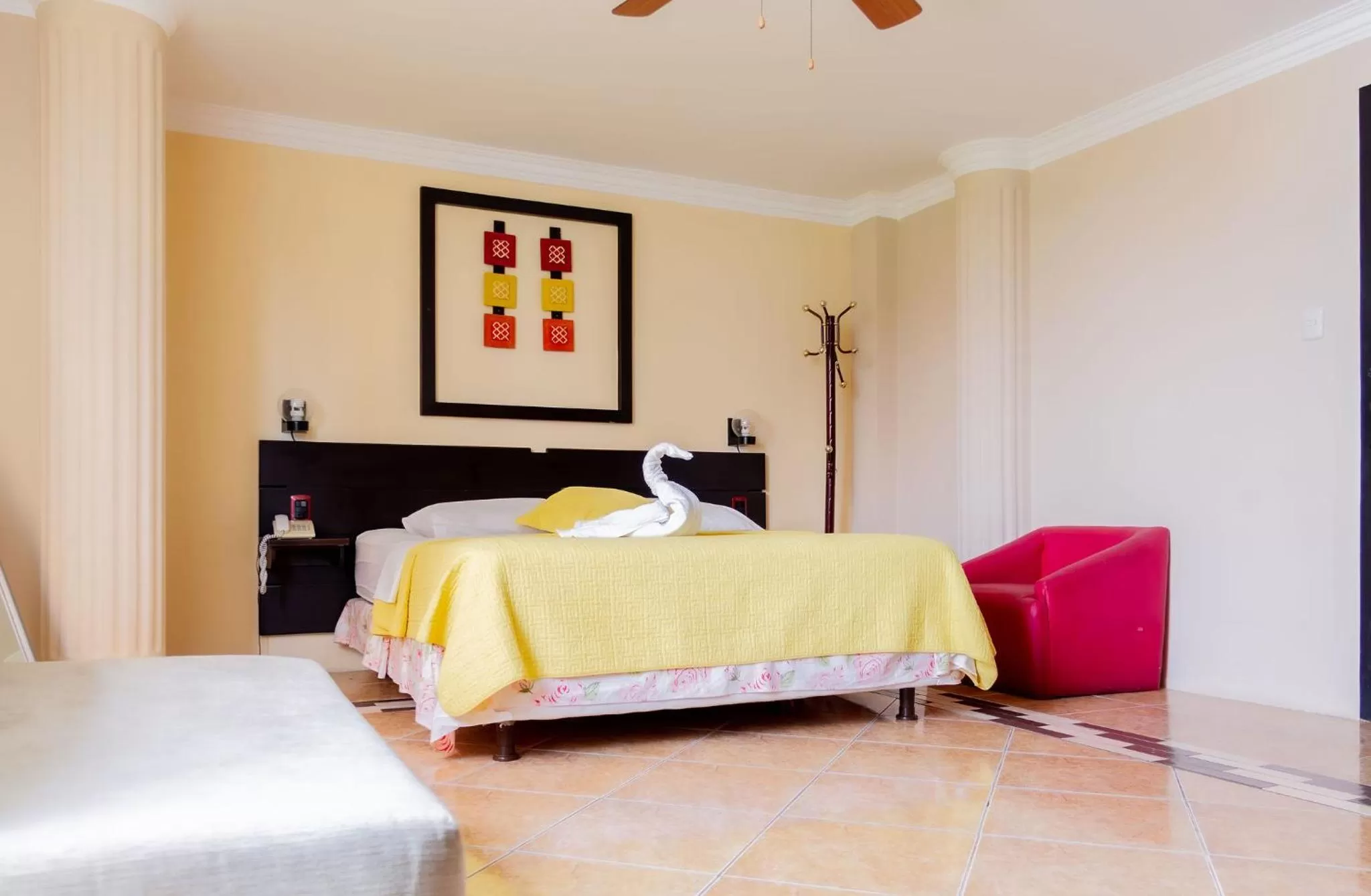 Bed in Hostal Antares