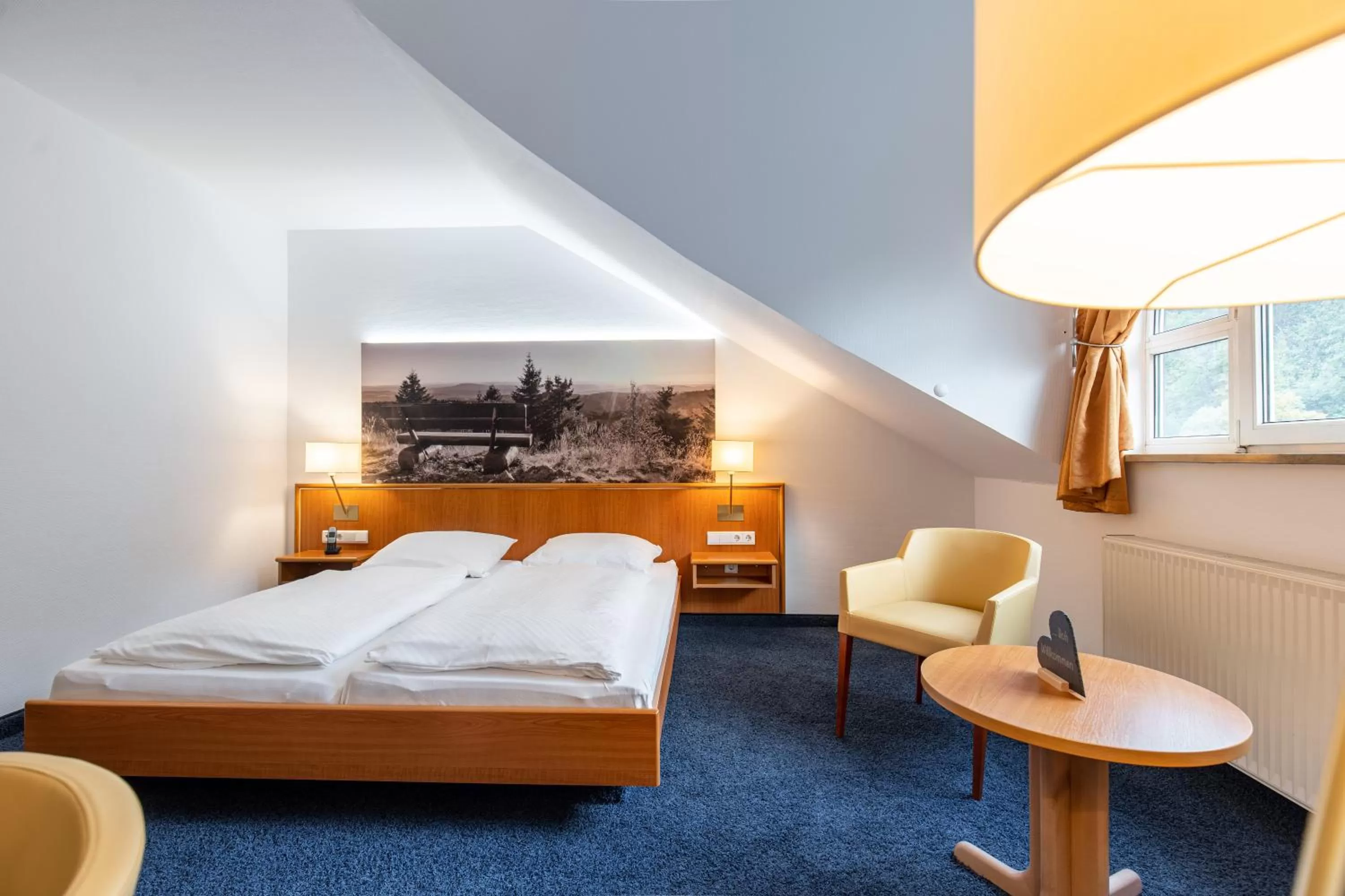 Bedroom in Hotel-Gasthof Hüttensteinach