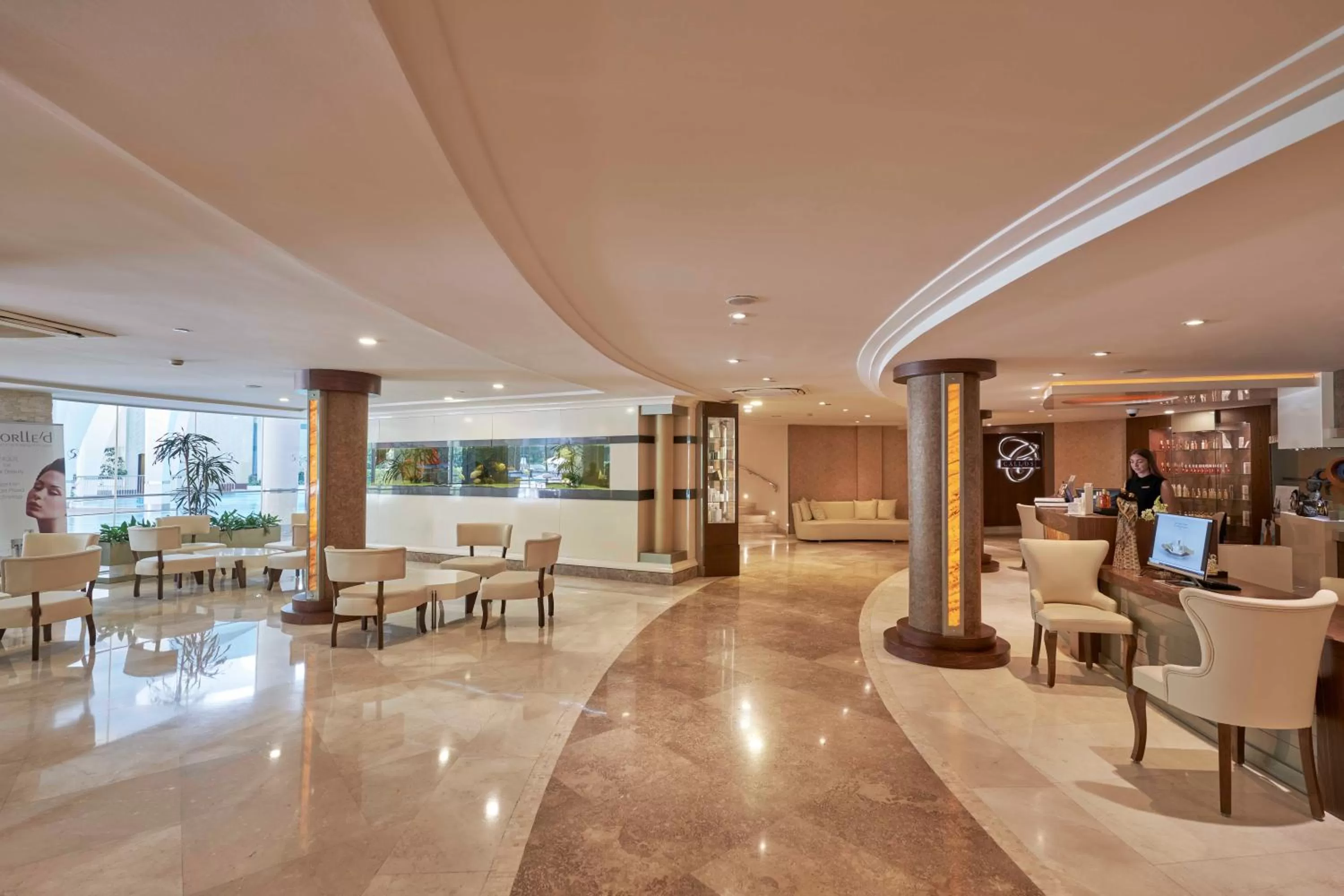 Steam room in Calista Luxury Resort