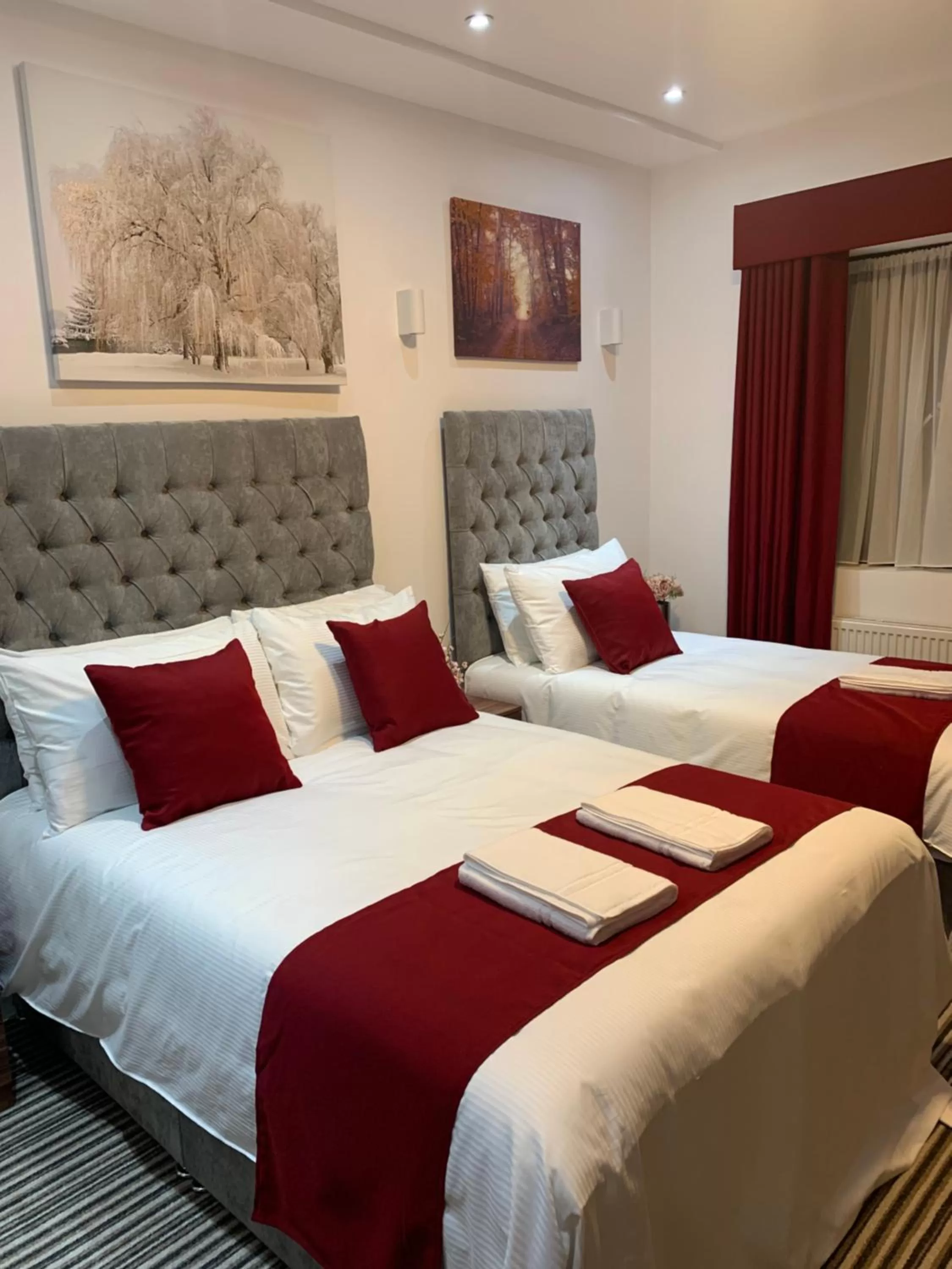 Bedroom, Bed in Green View Hotel Near Dartford