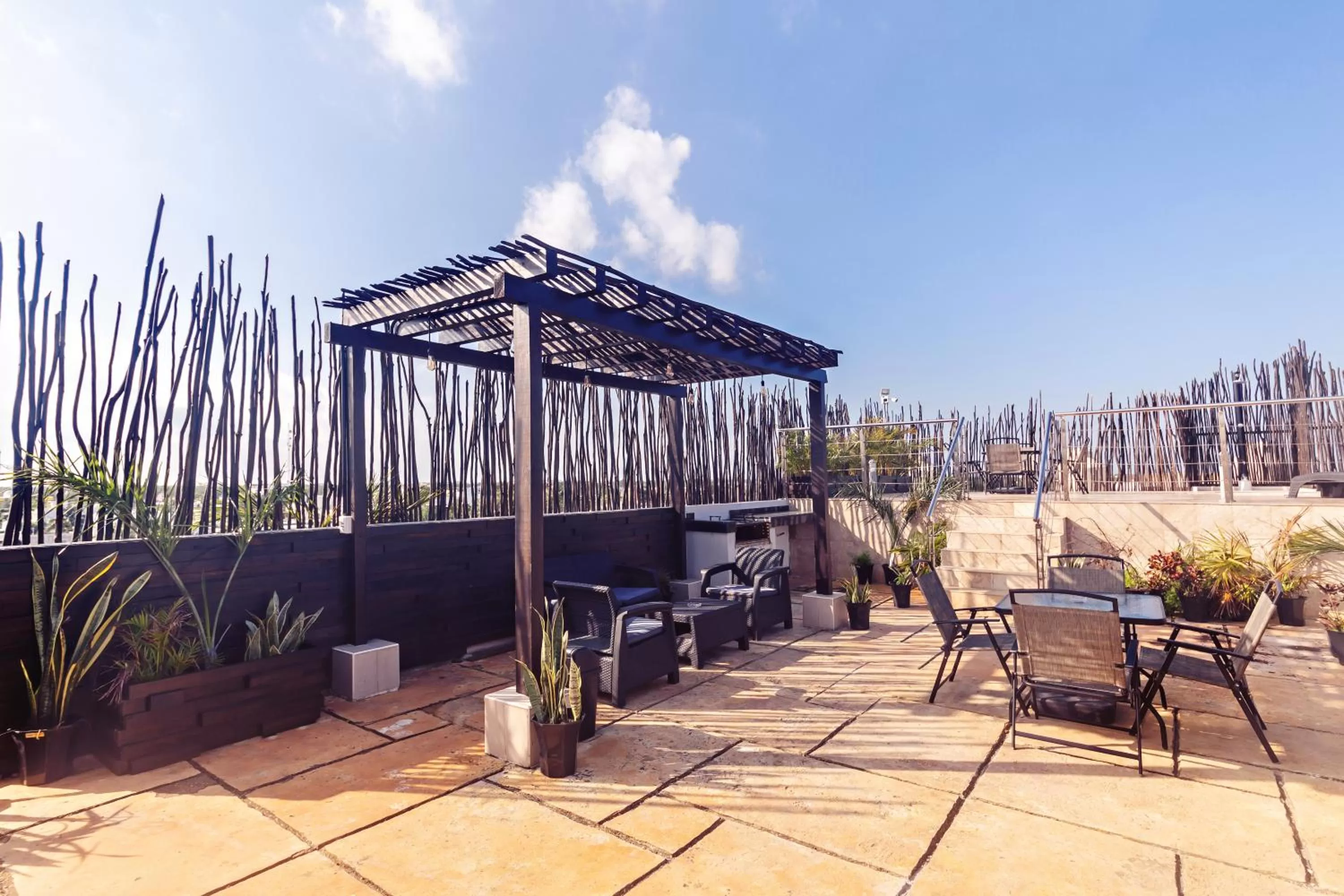 BBQ facilities in Hotel CARPE DIEM Tulum by Nah Hotels