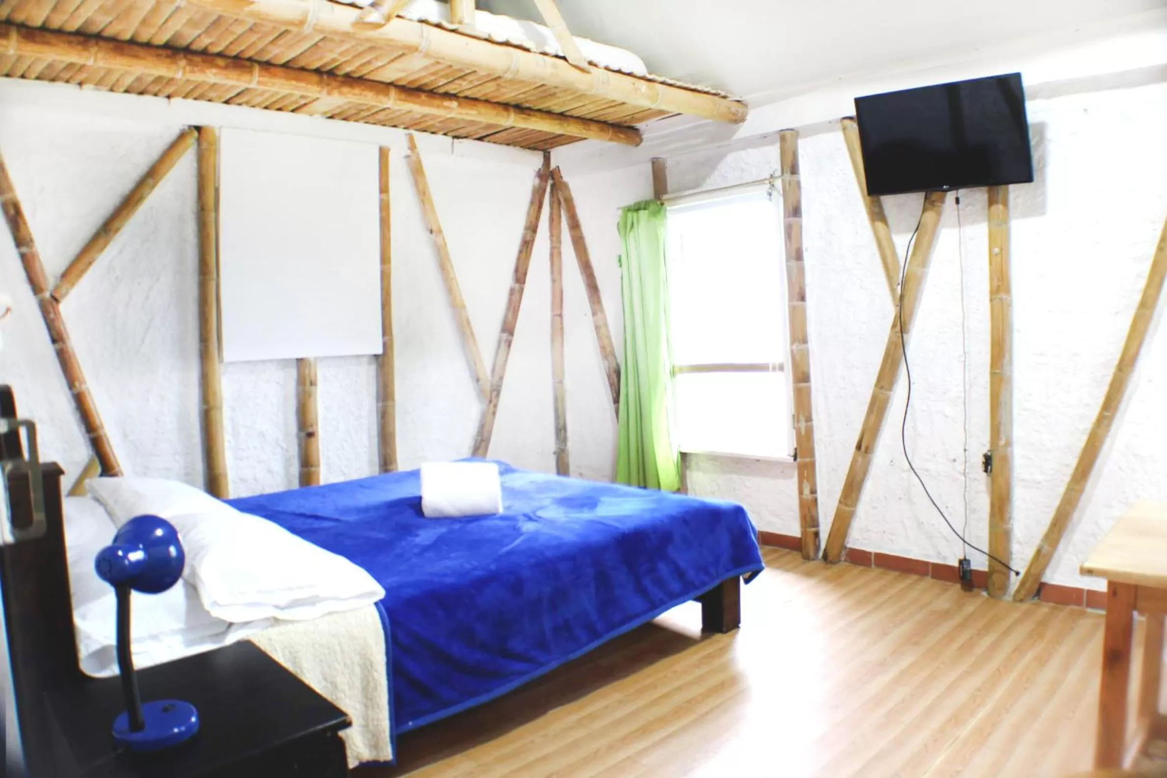 Photo of the whole room, Bed in Eco Lodge La Juanita