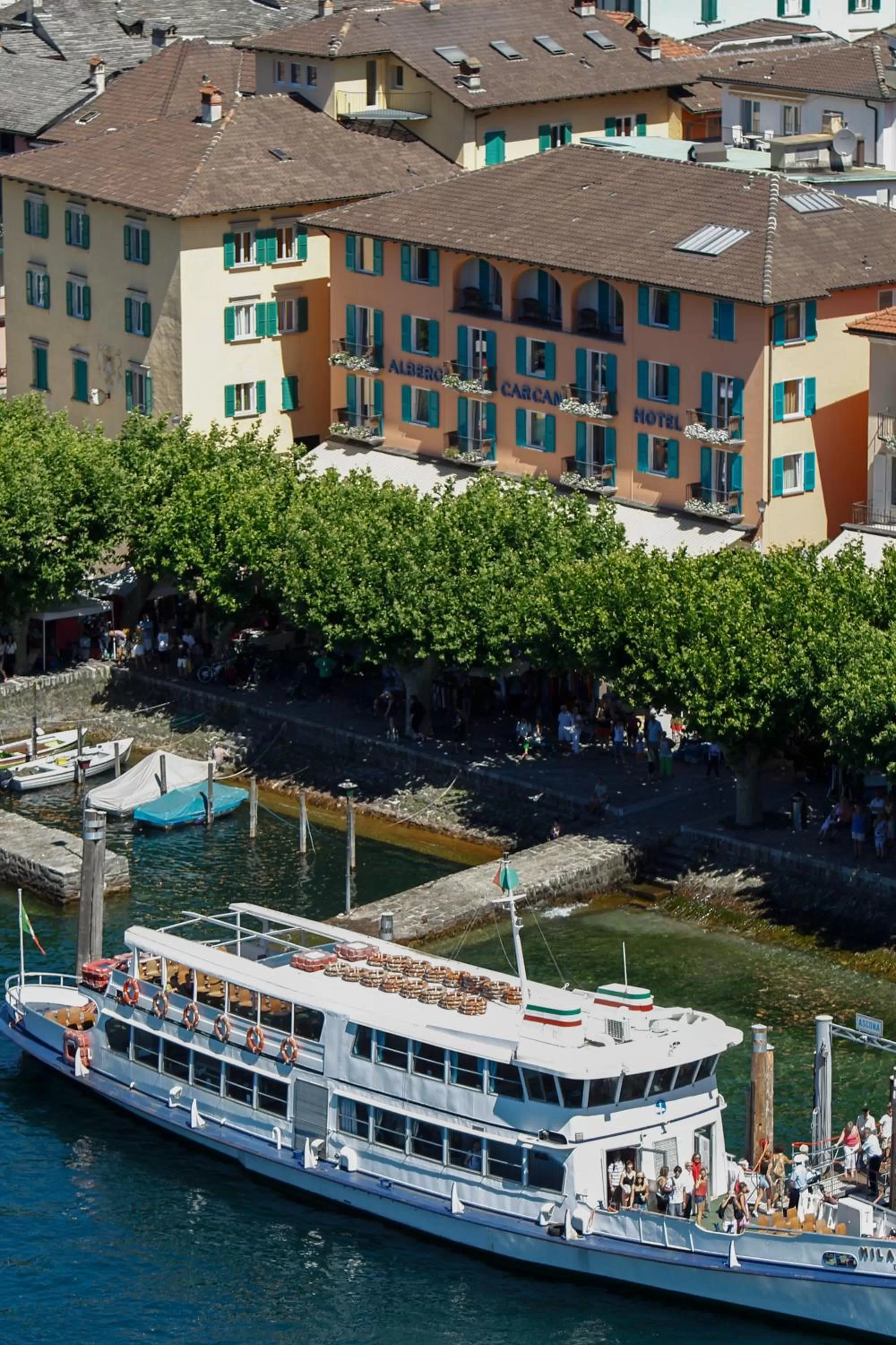 Facade/entrance in Albergo Carcani by Ketty & Tommy