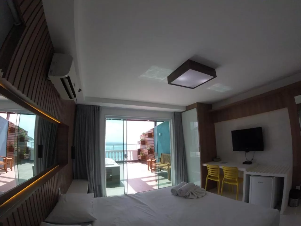 Bed in Ocean View Hotel