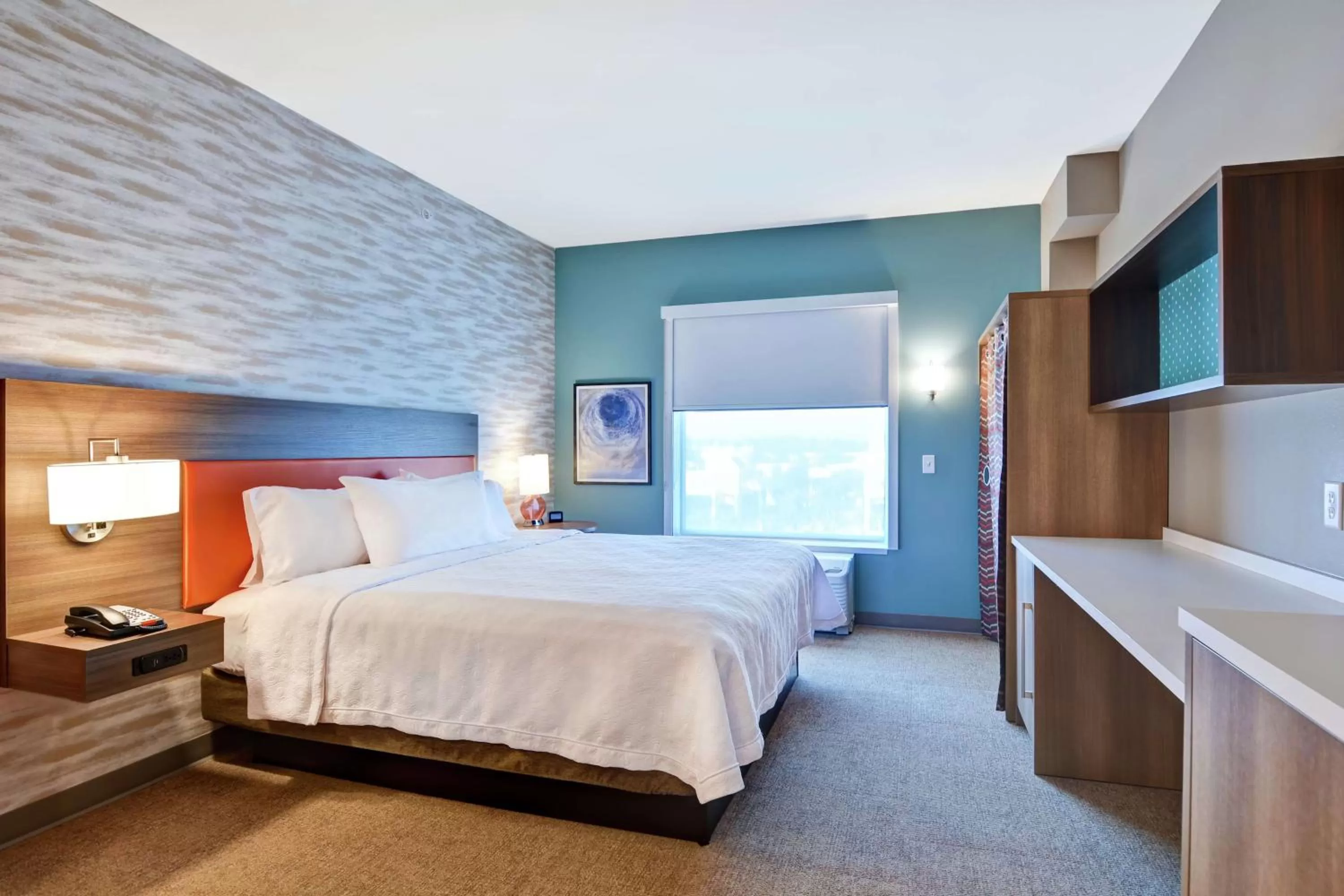 Bed in Home2 Suites By Hilton Charlotte Piper Glen