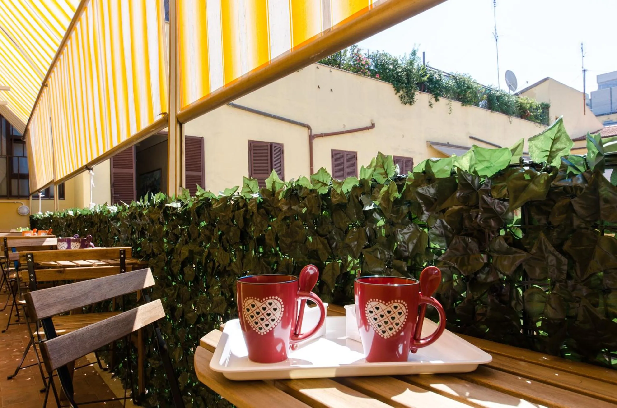 Balcony/Terrace in Gemme Di Roma Accomodation