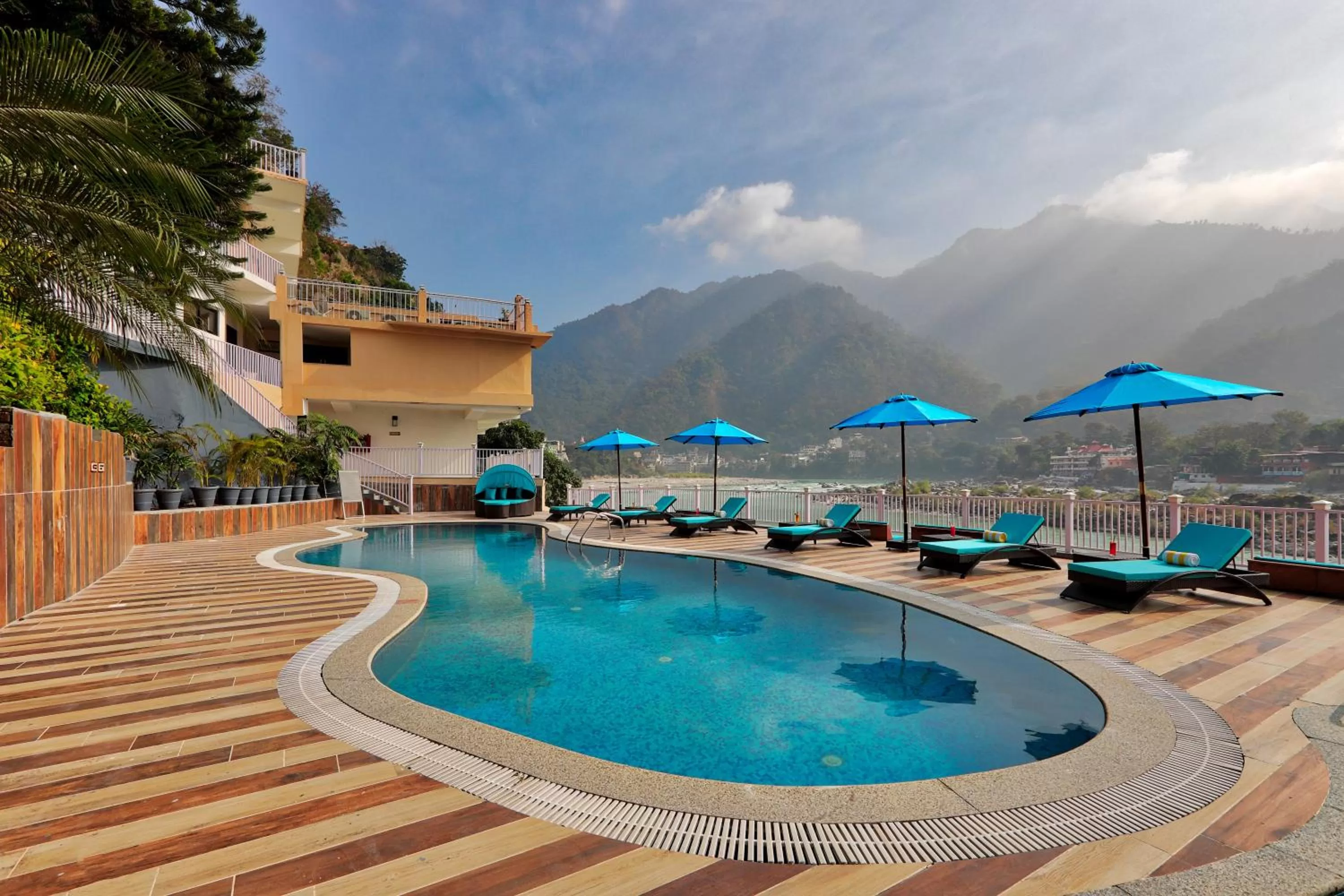 Swimming pool in Lemon Tree Premier, Rishikesh
