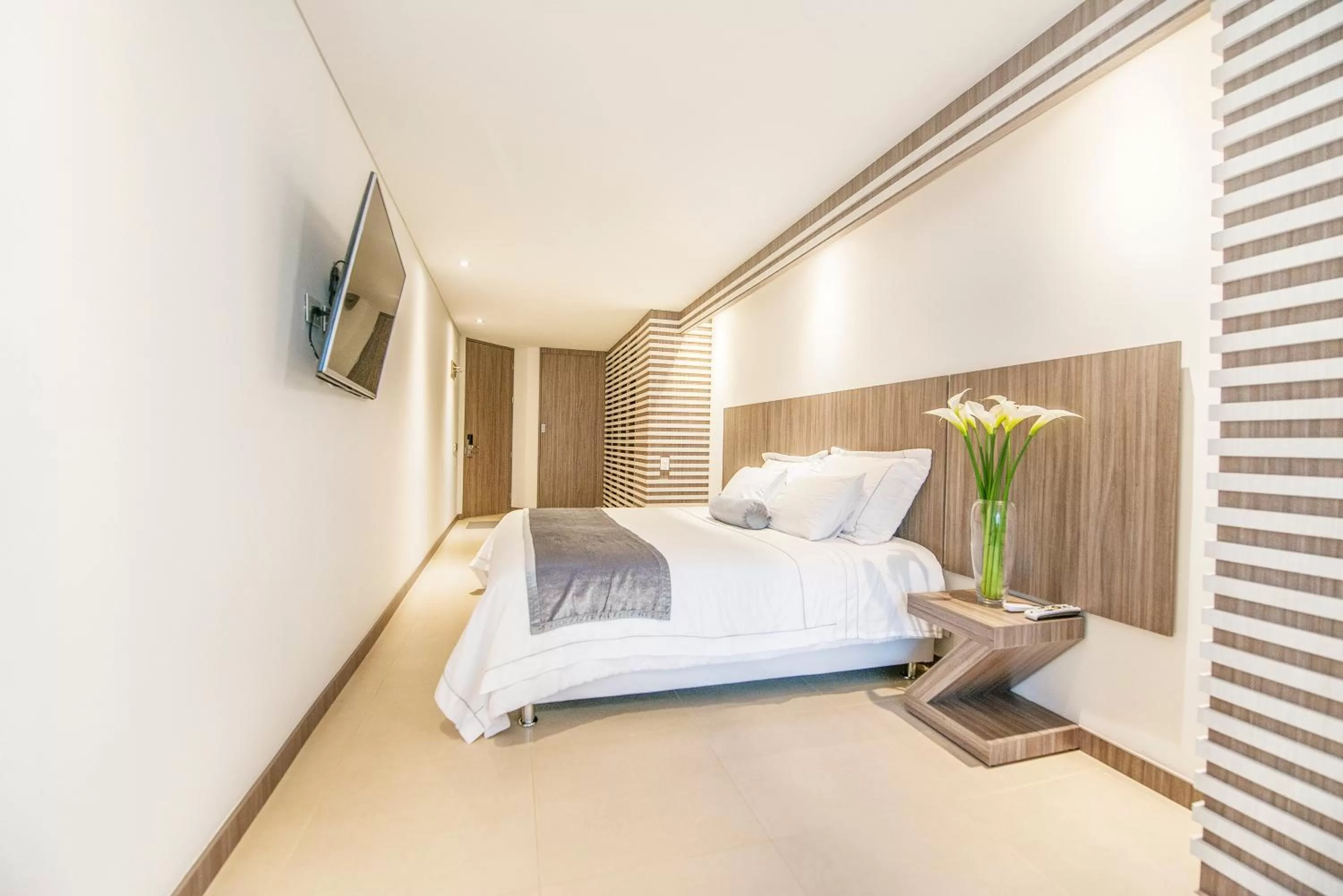 Bedroom, Bed in Hotel Torre Poblado