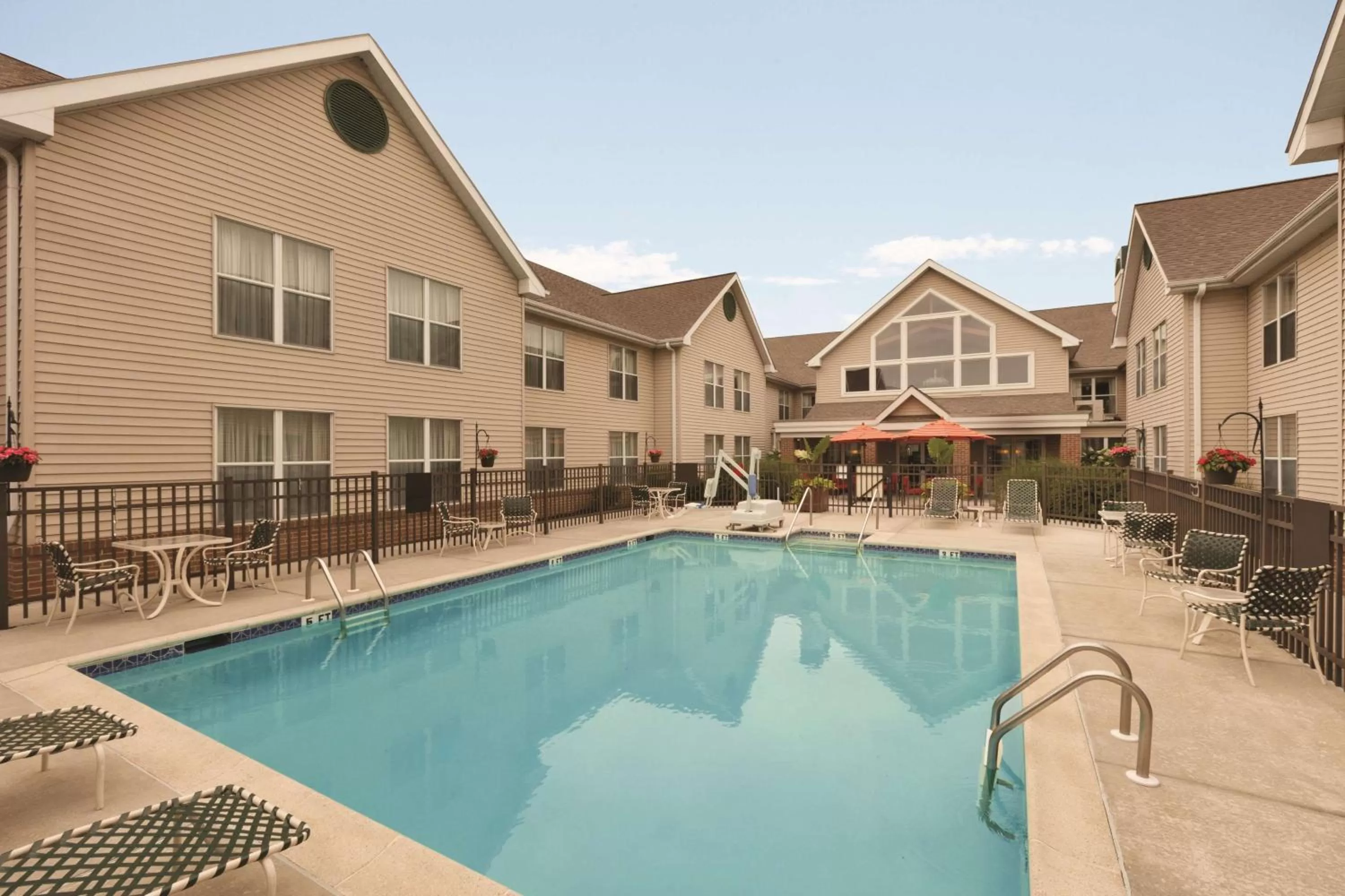 Pool view in Homewood Suites Harrisburg-West Hershey Area