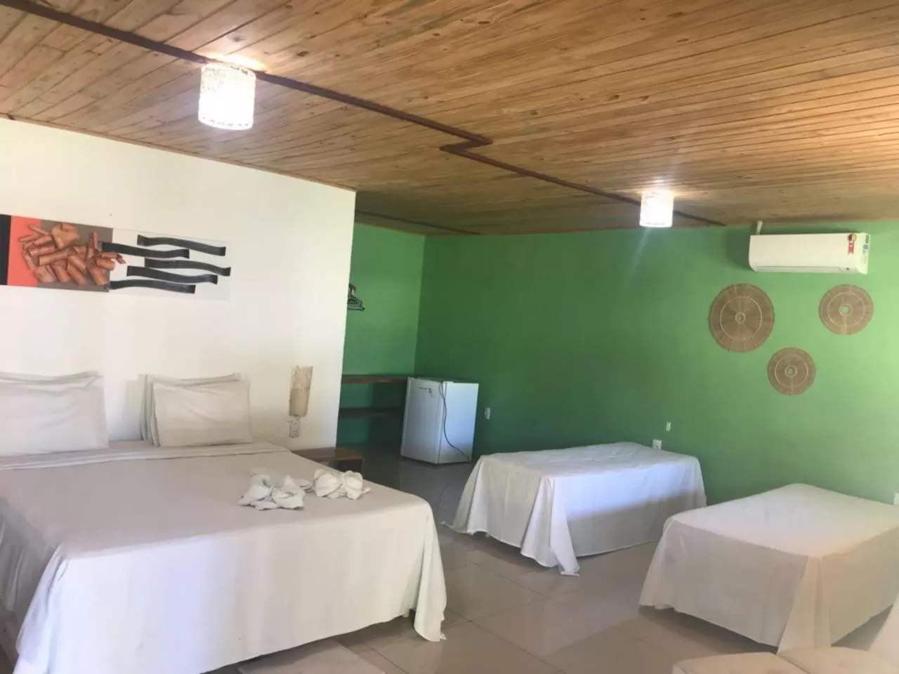 Bed in Pousada e Restaurante Encanto das Águas