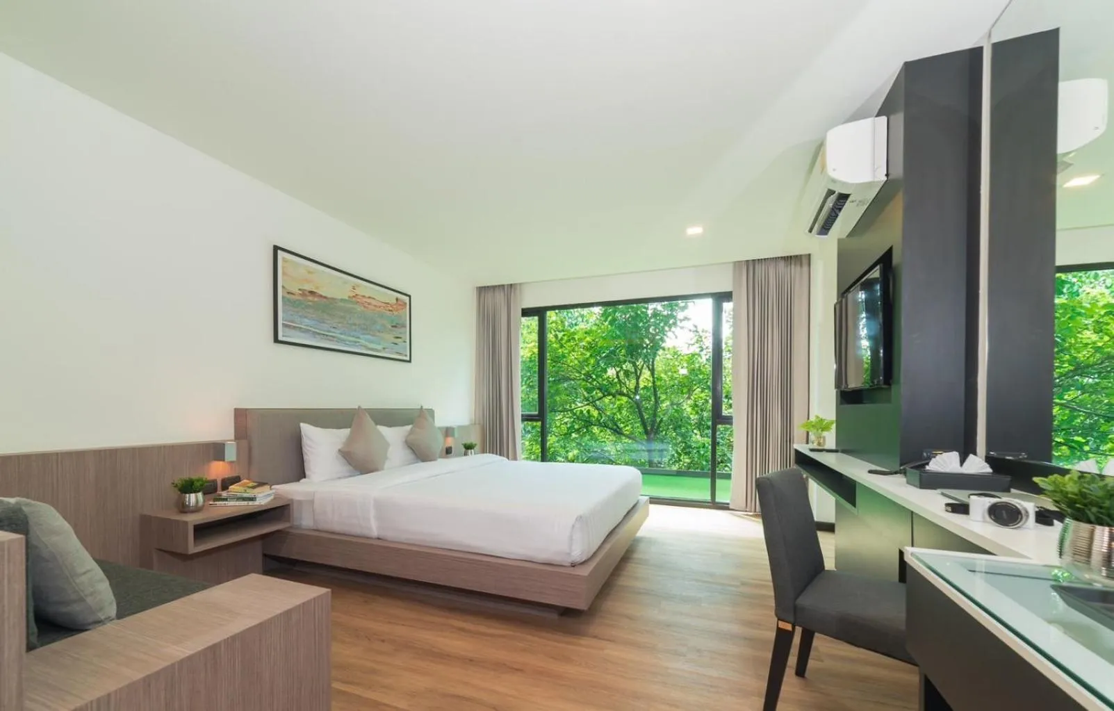 Bedroom in Pause and Play Hotel