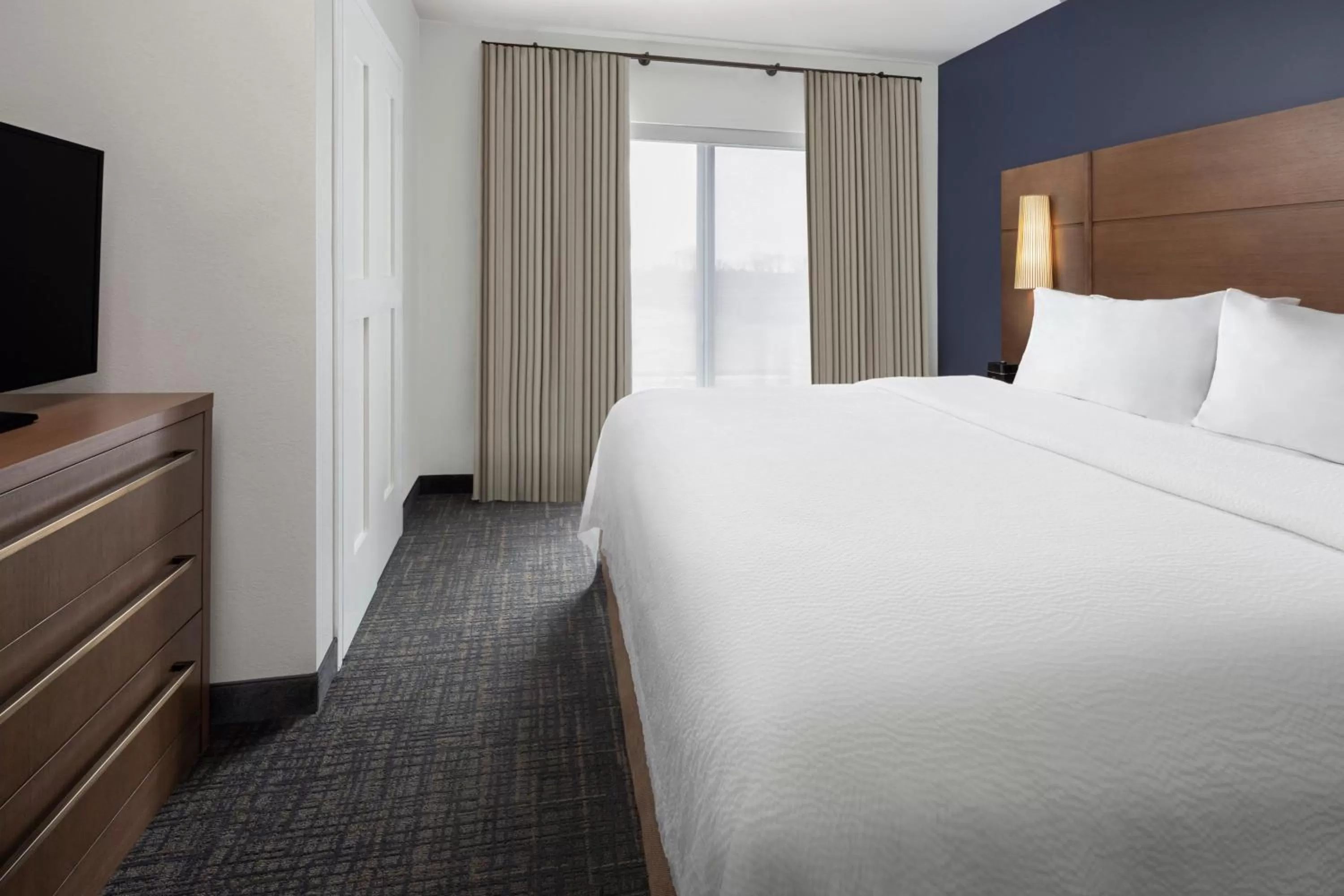 Bedroom, Bed in Residence Inn by Marriott Rehoboth Beach