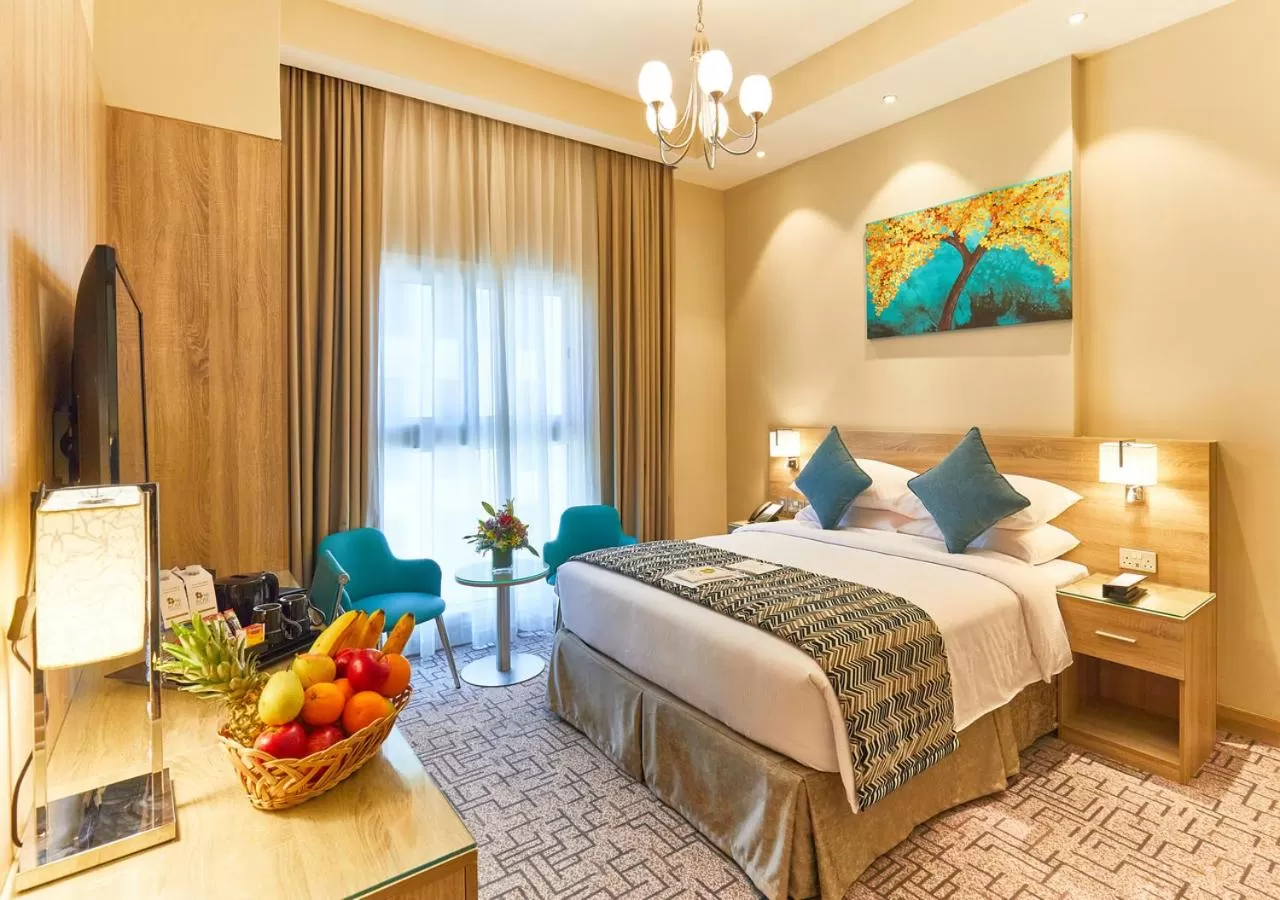 Bedroom, Bed in Rose Plaza Hotel Al Barsha