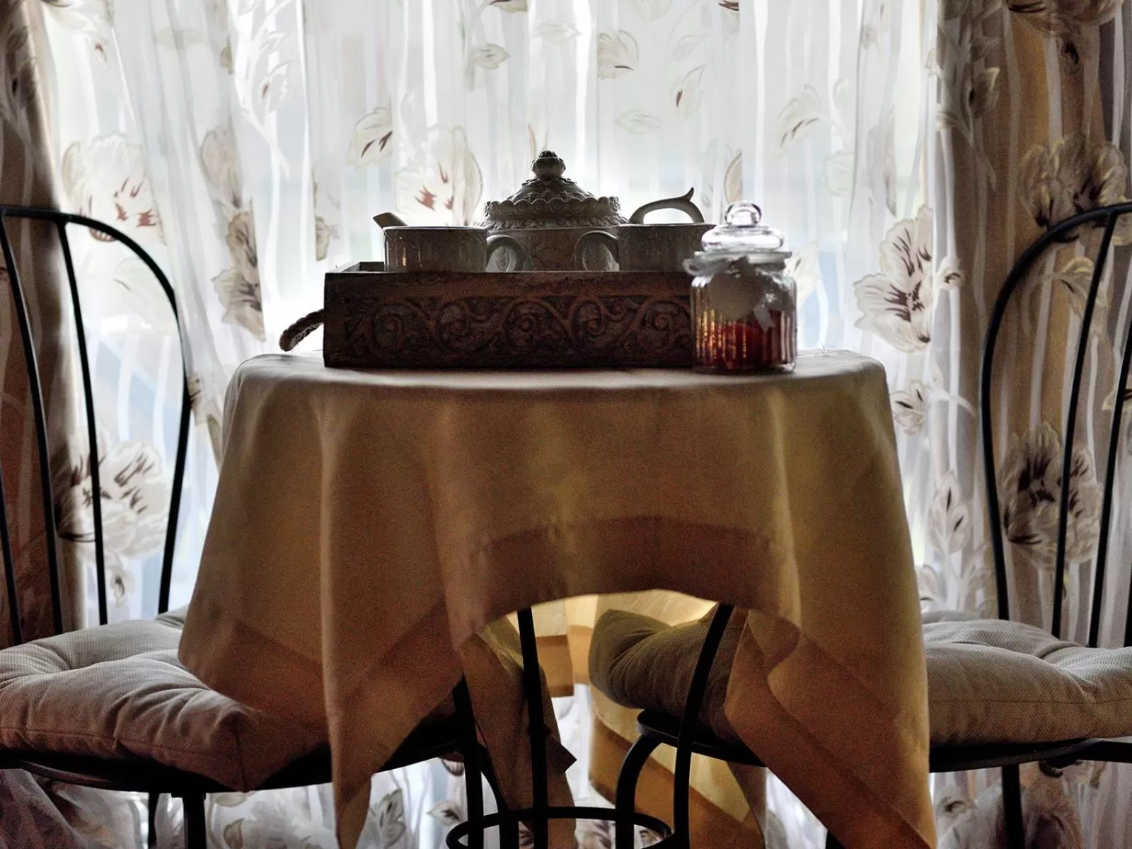 Decorative detail in B&B Villa del Sole Relais