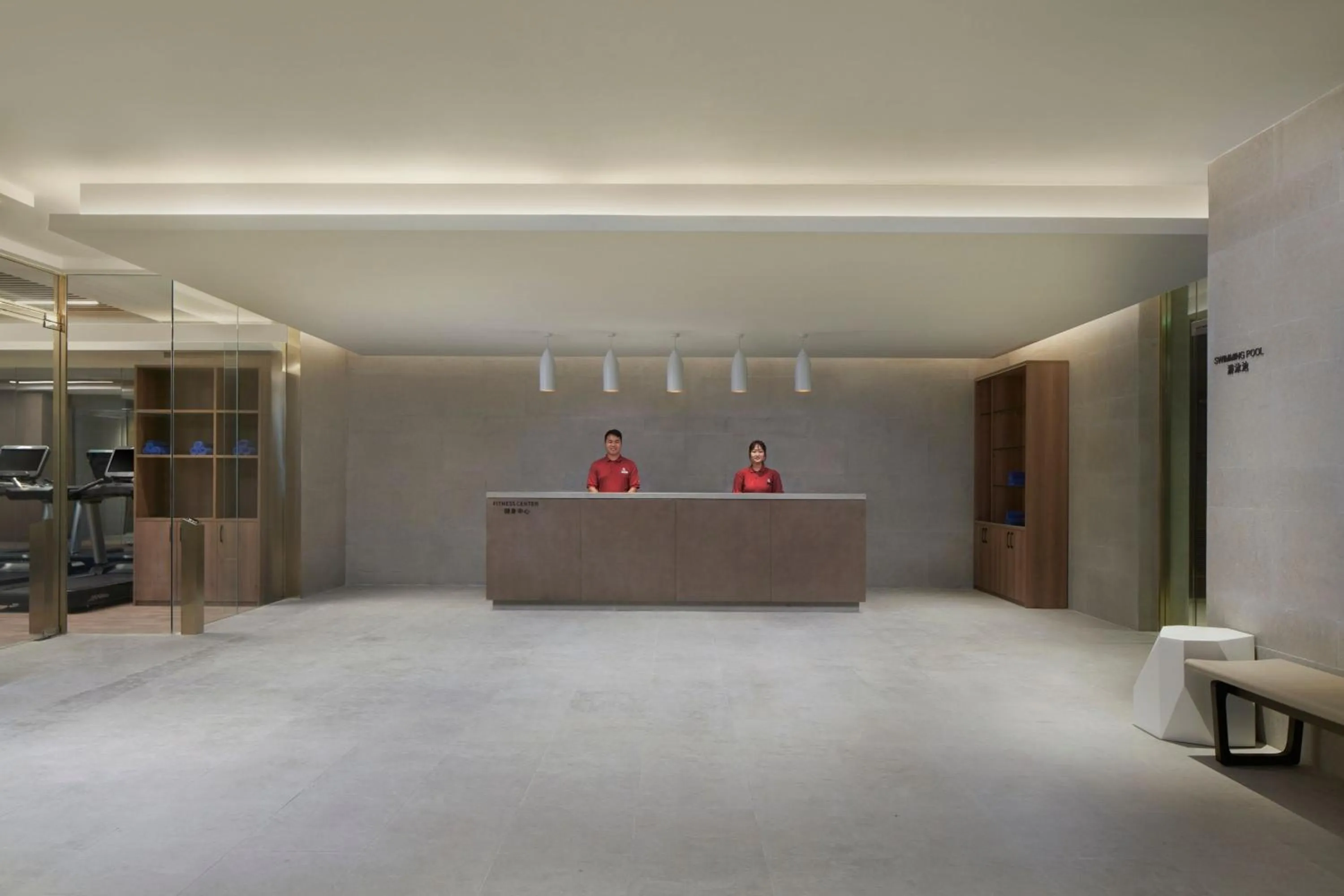 Lobby or reception in Wenzhou Marriott Hotel