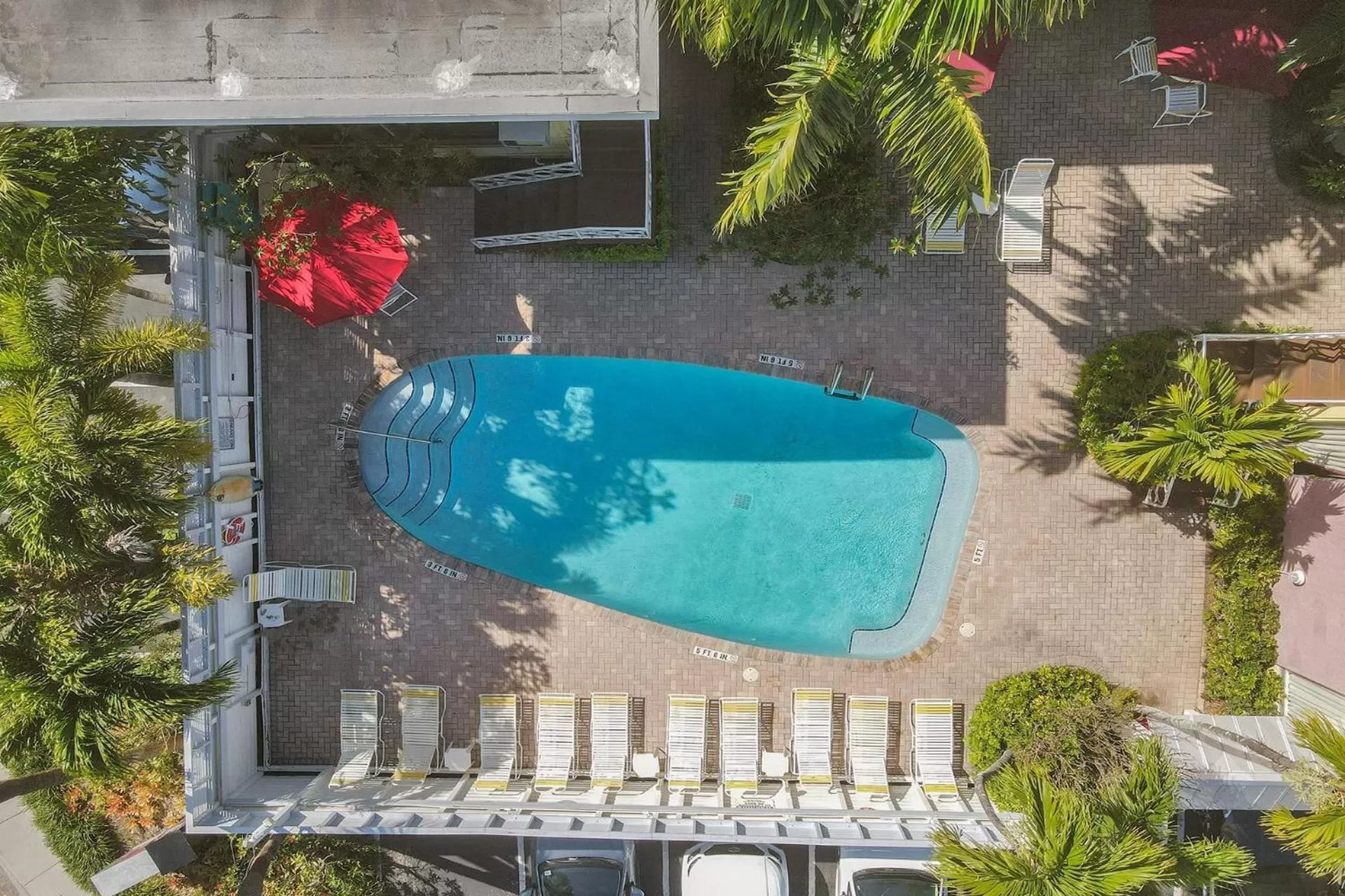 Swimming pool, Pool View in The Worthington Resorts - Clothing Optional - Men Only - Solo hombres