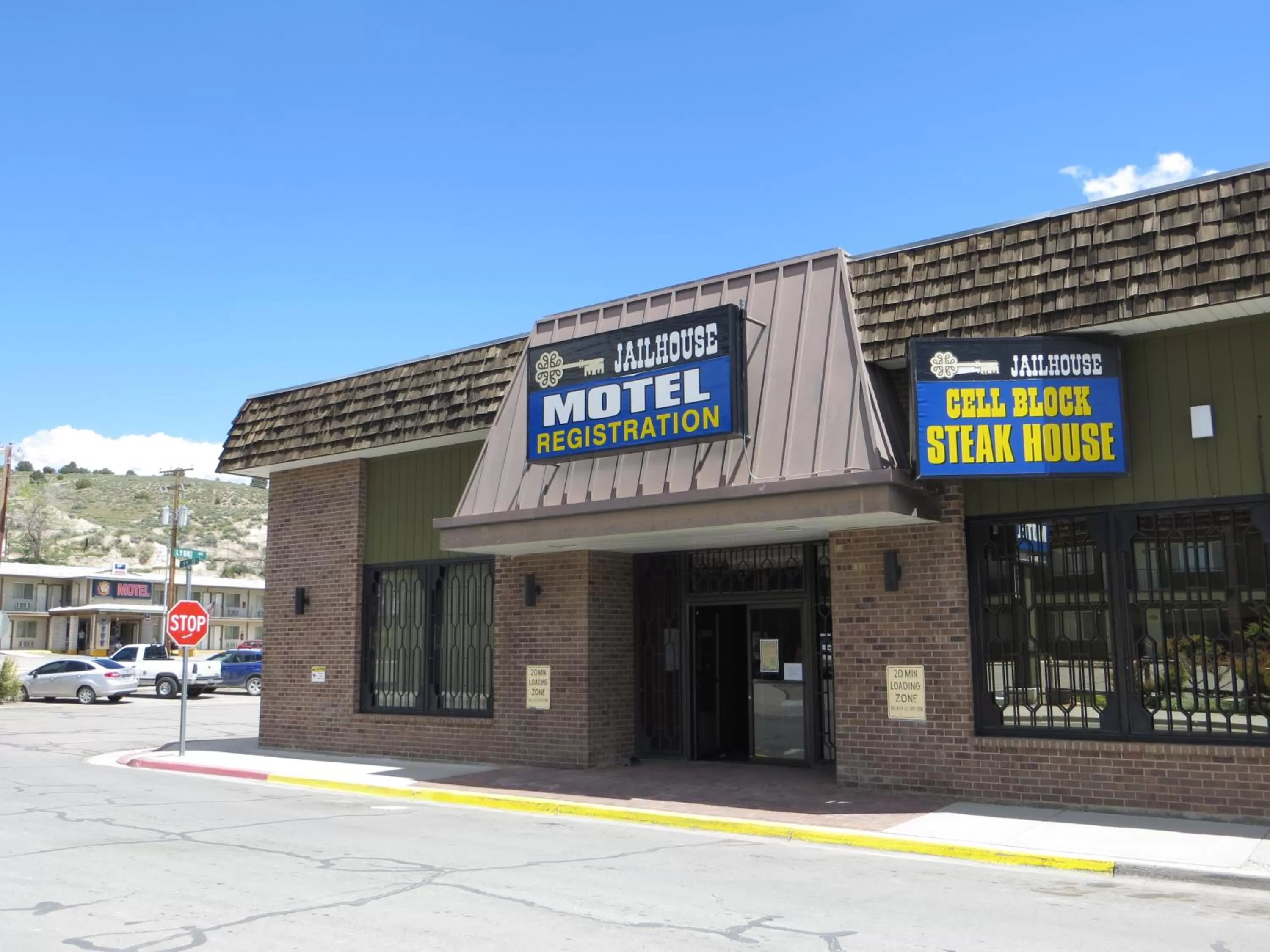 Facade/entrance in Jailhouse Motel and Casino